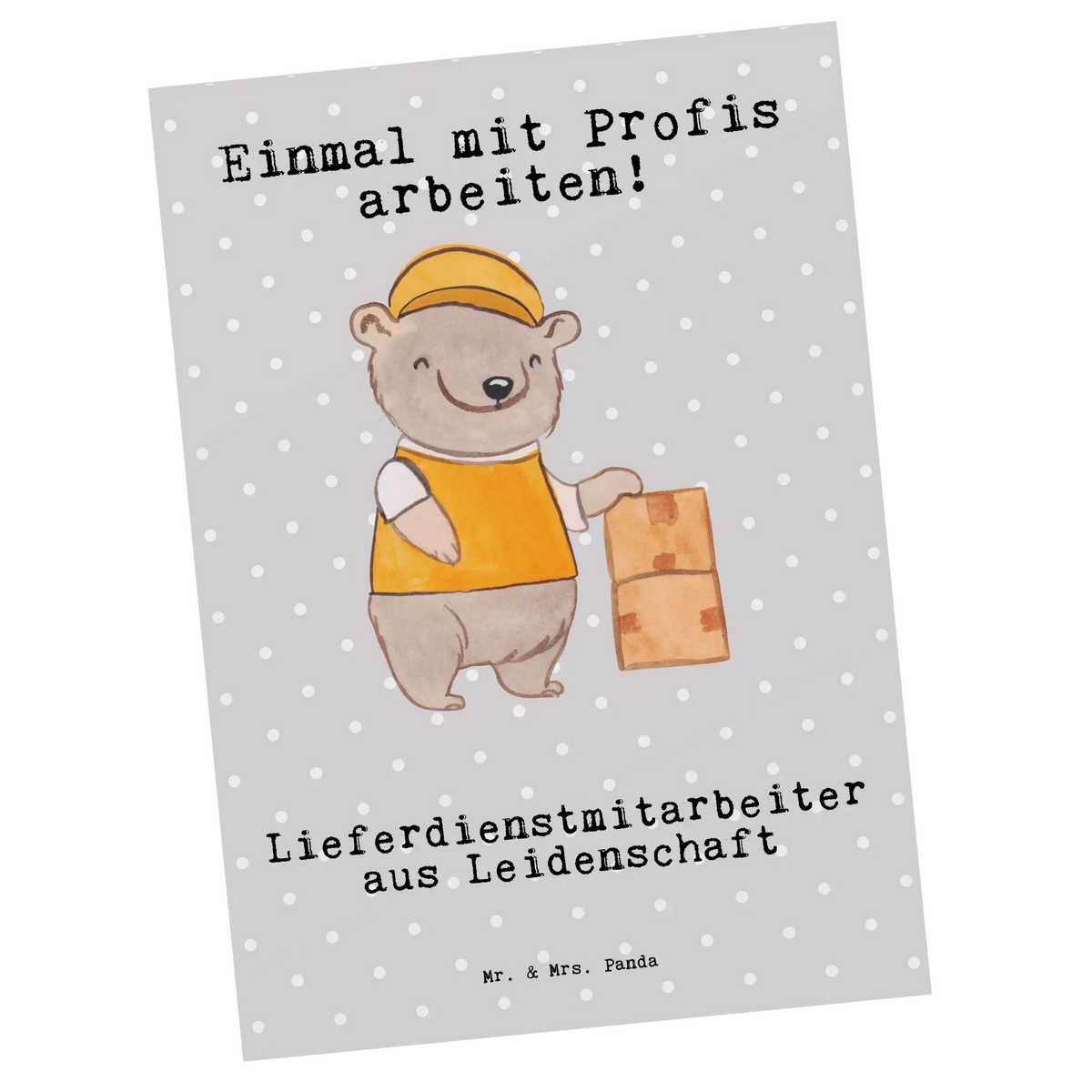 Postcard Delivery service employee Passion Postcard, letter, card, gift, invitation, gift card, invitation card, postcards, paper, gift idea, best, farewell gift, passing exam, anniversary, retirement, promotion, job start, sayings, funny, profession