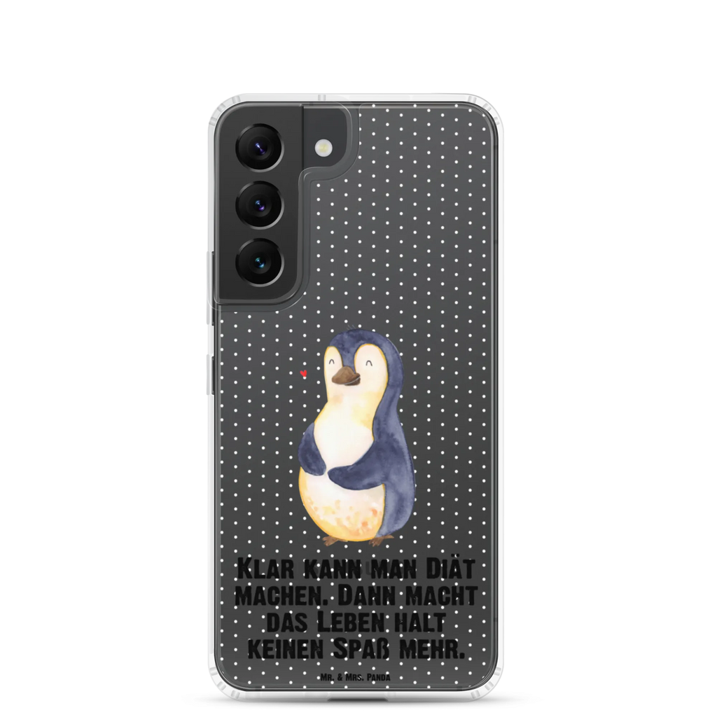 Phone case Penguin diet Handyhülle, Handycover, Transparente Handyhülle, Flexible Handyhülle, Handyschutz, Transparent, Durchsichtig, Schutzhülle für Handy, Stilvolle Handyhülle, Robuste Handyhülle, Schutz vor Kratzern, Schützende Handyhülle, Pinguin, Pinguine, Diät, Abnehmen, Abspecken, Gewicht, Motivation, Selbstliebe, Körperliebe, Selbstrespekt