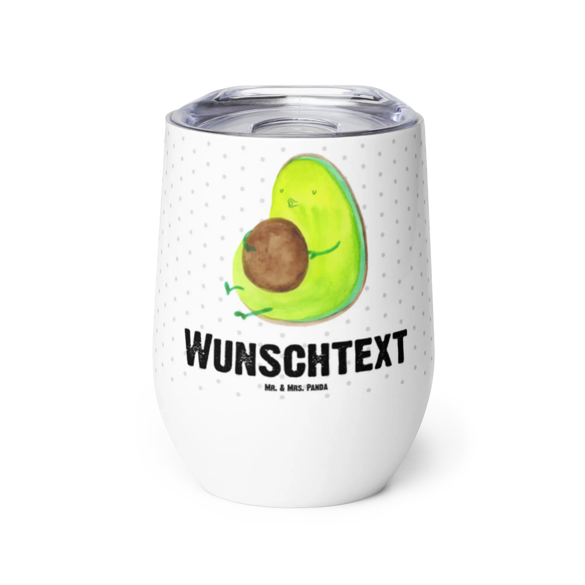 Spersonalizowany kubek do wina Awokado gwizda Awokado, Warzywa, Wegan, Zdrowy