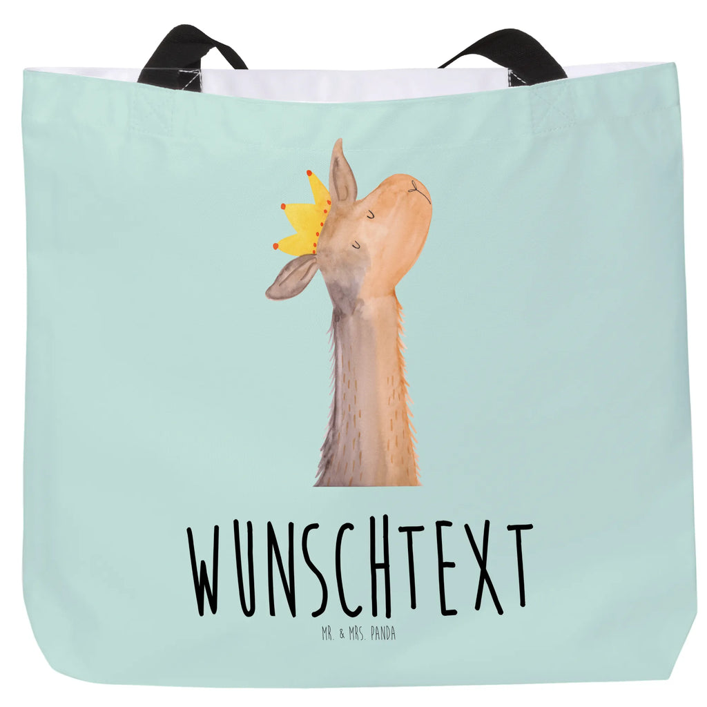 Personalisierter Shopper Lamakopf König frei gestalten, Personalisierte Alltagstasche, Personalisierte Schultasche, Personalisierte Tasche, Wunschname, mit Namen, Personalisierter Beutel, Personalisierter Shopper, Personalisierter Schulbeutel, Personalisierte Freizeittasche, Personalisierte Einkaufstasche, Personalisierte Strandtasche, Personalisierter Einkaufsbeutel, Selbst bedrucken, Personalisierter Tragebeutel, Lama, Alpaka, Abitur, Kollegin, Vorgesetzter, Chef, Freundin, Mama, Papa, Lamas, König, Königin, Abi, Büro Kollege
