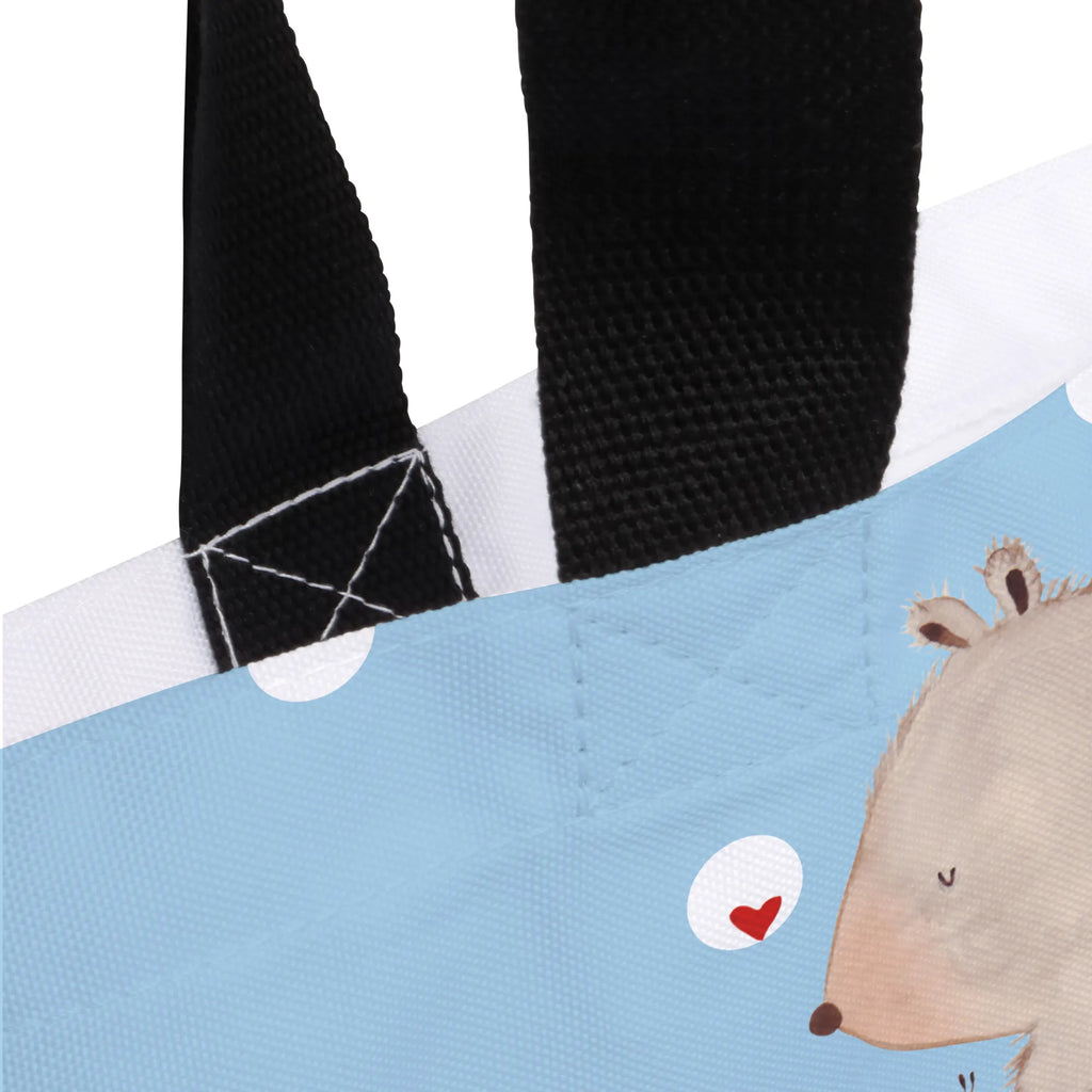 Personalisierter Shopper Bär mit Marienkäfer Personalisierter Shopper, Wunschname, Selbst bedrucken, frei gestalten, Personalisierter Schulbeutel, Personalisierter Beutel, Personalisierte Tasche, Personalisierte Schultasche, Personalisierte Einkaufstasche, Personalisierter Einkaufsbeutel, Personalisierte Freizeittasche, mit Namen, Personalisierte Strandtasche, Personalisierter Tragebeutel, Personalisierte Alltagstasche, Bär, Teddy, Teddybär, Das Leben ist schön, Liebe, Marienkäfer, Freiheit, Motivation