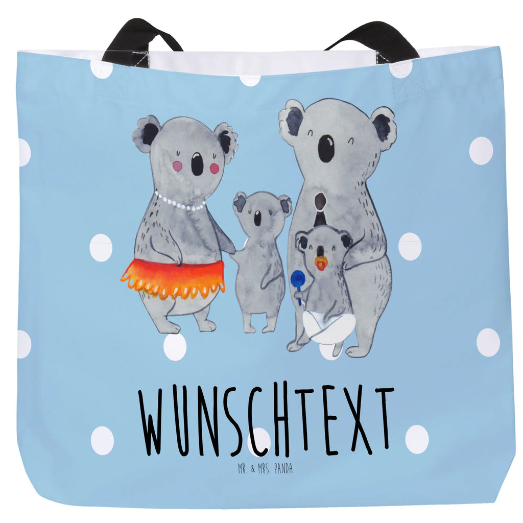 Personalised shopper Koala Family Personalisierte Alltagstasche, Personalisierte Strandtasche, Selbst bedrucken, Personalisierte Schultasche, mit Namen, Personalisierte Einkaufstasche, Personalisierter Shopper, Personalisierte Freizeittasche, Personalisierter Einkaufsbeutel, Personalisierter Schulbeutel, Personalisierte Tasche, Personalisierter Beutel, Personalisierter Tragebeutel, frei gestalten, Wunschname, Familie, Vatertag, Muttertag, Bruder, Schwester, Mama, Papa, Oma, Opa, Familienleben, Family, Koalas, Koala, Kinder, Geschwister