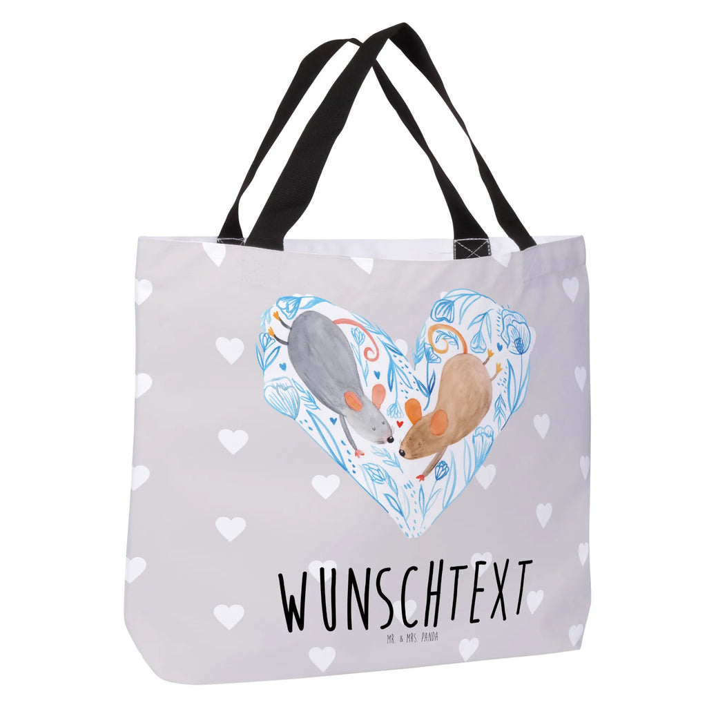 Personalisierter Shopper Mäuse Herz Selbst bedrucken, Wunschname, Personalisierte Alltagstasche, Personalisierte Tasche, Personalisierter Schulbeutel, Personalisierte Strandtasche, frei gestalten, Personalisierter Tragebeutel, mit Namen, Personalisierter Einkaufsbeutel, Personalisierte Schultasche, Personalisierte Freizeittasche, Personalisierter Beutel, Personalisierter Shopper, Personalisierte Einkaufstasche, Liebe, Partner, Freund, Freundin, Ehemann, Ehefrau, Heiraten, Verlobung, Heiratsantrag, Liebesgeschenk, Jahrestag, Hocheitstag, Love, Geschenk für zwei, Hochzeit, Mäuse, Lieblingsmensch, Gemeinsamkeit, Liebesbotschaft, Liebesbeweis, Maus
