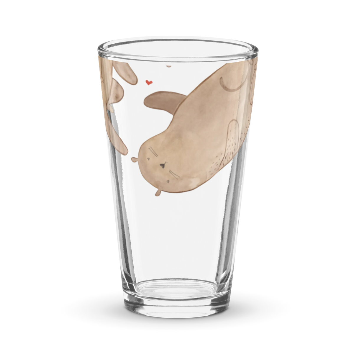 Personalized Drinking Glass otter valentine Loving, Two, Together, Marriage, Proposal of marriage, Love gift, gift for her, gift for him, anniversary gift, Valentine's Day Gift for Women Love Gift Anniversary Wedding Anniversary Party Favor Gift for Girlfriend Gift for Partner Boyfriend Gift Token of Love for Men for Husband