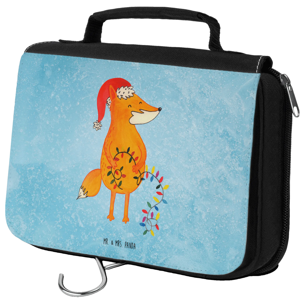 Wash bag Fox Christmas To hang up, Ladies, Cosmetic bag, Gentlemen, Toilet bag, Wash bag, Winter, Christmas, Christmas time, snow, Saying beautiful, Gift Christmas, Fox, Christmas Eve, Santa Claus, Foxes