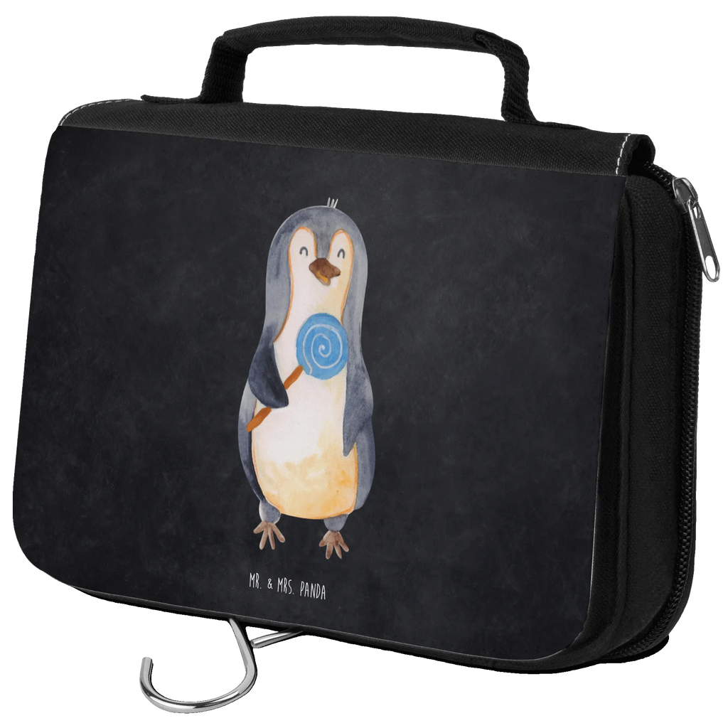 Wash bag Penguin lollipop Cosmetic bag, Toilet bag, To hang up, Gentlemen, Ladies, Wash bag, Penguin, North Pole, Winter, Penguins, lollipop, crook, hoodlum, penguins, candy, slogan, rebel, bullshit