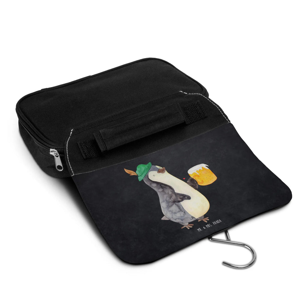 Kulturbeutel Pinguin Bier Kulturbeutel Waschbar, Kosmetiktasche, Schminkbeutel, Schminktasche, Waschbeutel, Kulturtasche, Kulturbeutel, Waschtasche, Necessaire, Reisebeutel, hygienetasche, badtasche, Toilettentasche, hygienebeutel, beautycase, Pinguin, Oktoberfest, Bier, Pinguine