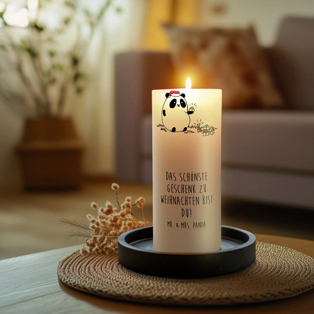 Candle Panda Christmas gift Kerze, Taufkerze, Kommunionskerze, Geburtstagskerze, Geschenk Kerze, Taufgeschenk Kerze, Kerze mit Druck, Besondere Kerze, Geschenkidee Kerze, Kerze für Kommunion, Geburtstag Kerze, Kommunion Kerze