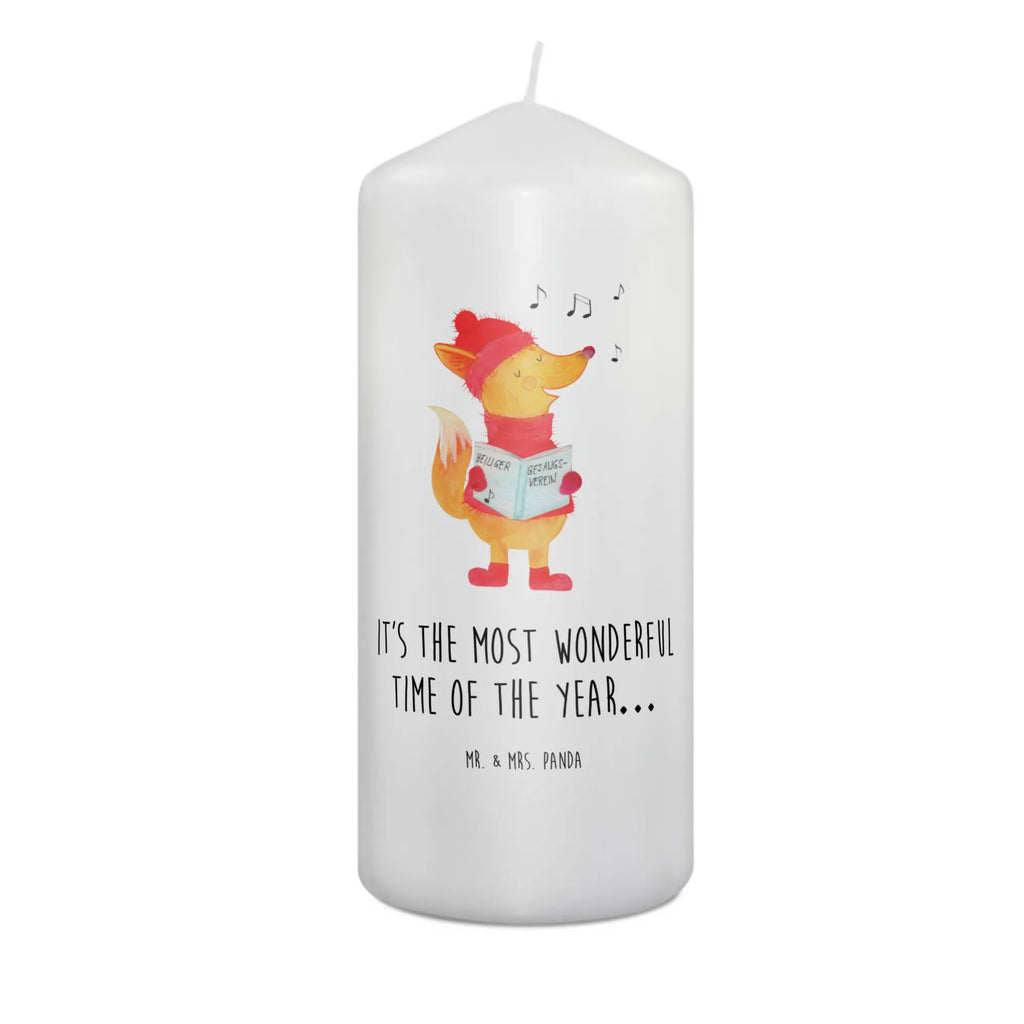 Kerze Fuchs Sänger Kerze, Taufkerze, Kommunionskerze, Geburtstagskerze, Geschenk Kerze, Taufgeschenk Kerze, Kerze mit Druck, Besondere Kerze, Geschenkidee Kerze, Kerze für Kommunion, Geburtstag Kerze, Kommunion Kerze, Winter, Weihnachten, Weihnachtsdeko, Nikolaus, Advent, Heiligabend, Wintermotiv, Fuchs, Füchse, Sänger, Geschenk Sänger, Singen, Weihnachtslieder