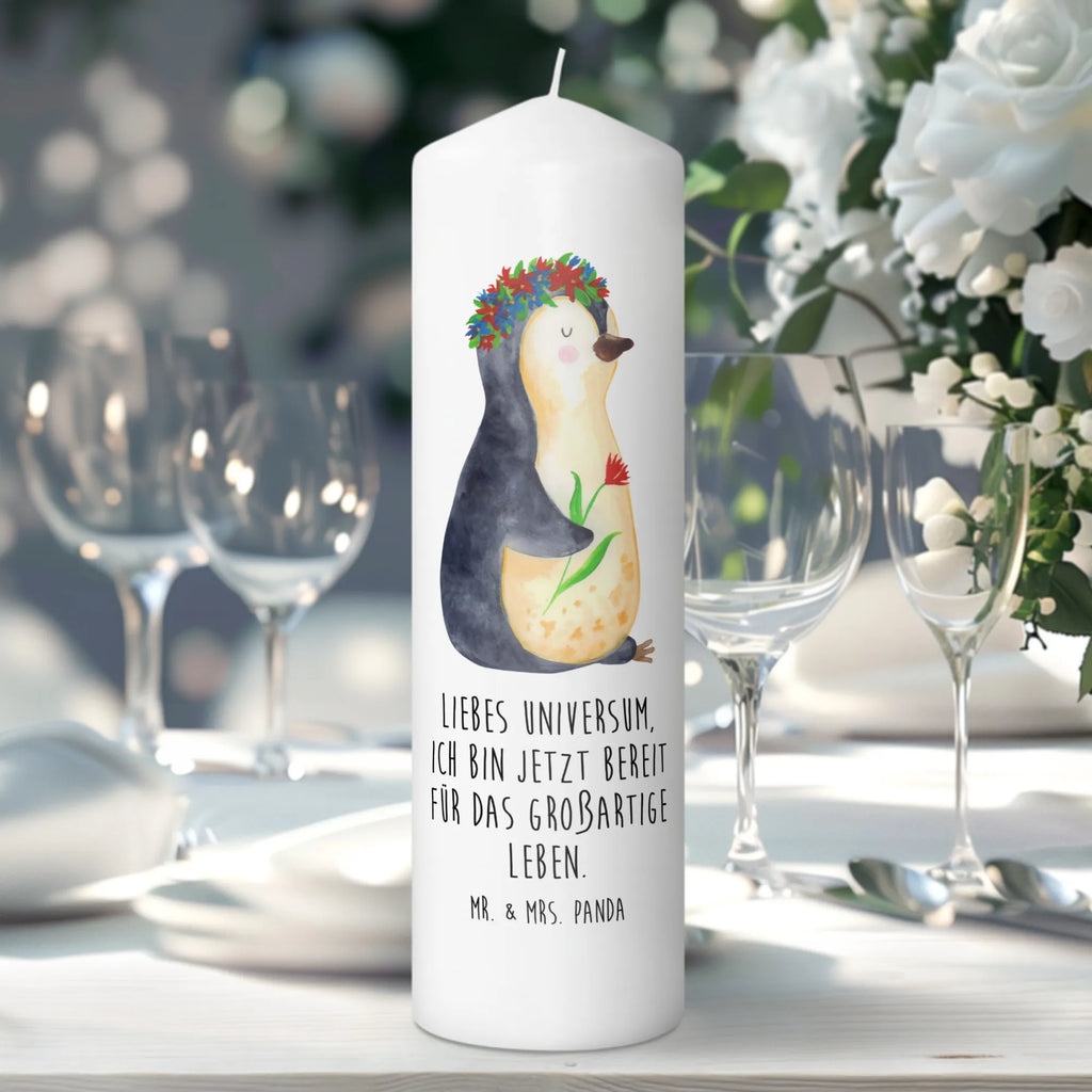 Candle Penguin Flower Handgemachte Kerze, Adventskerze, Wachskerze, Erinnerungslicht, Zylinderkerze, Schmuckkerze, Dekorative Kerze, Bedruckte Kerze, Osterkerze, Grosse Kerze, Laternenkerze, Wunschkerze, Hochzeitskerze, Blockkerze, Kerze Mit Motiv, Tischkerze, Erinnerungskerze, Stumpenkerze, Kerze Mit Spruch, Geburtskerze, Geburtstagskerze, Kommunionskerze, Dinnerkerze, Gartenkerze, Weihnachtskerze, Dekokerze, Tafelkerze, Pinguin, Universum, Leben, Liebeskummer, Motivation, Blumenkranz, Lebensziele, Wünsche, Lebenslust, Geschenkidee, Pinguine, Ziele