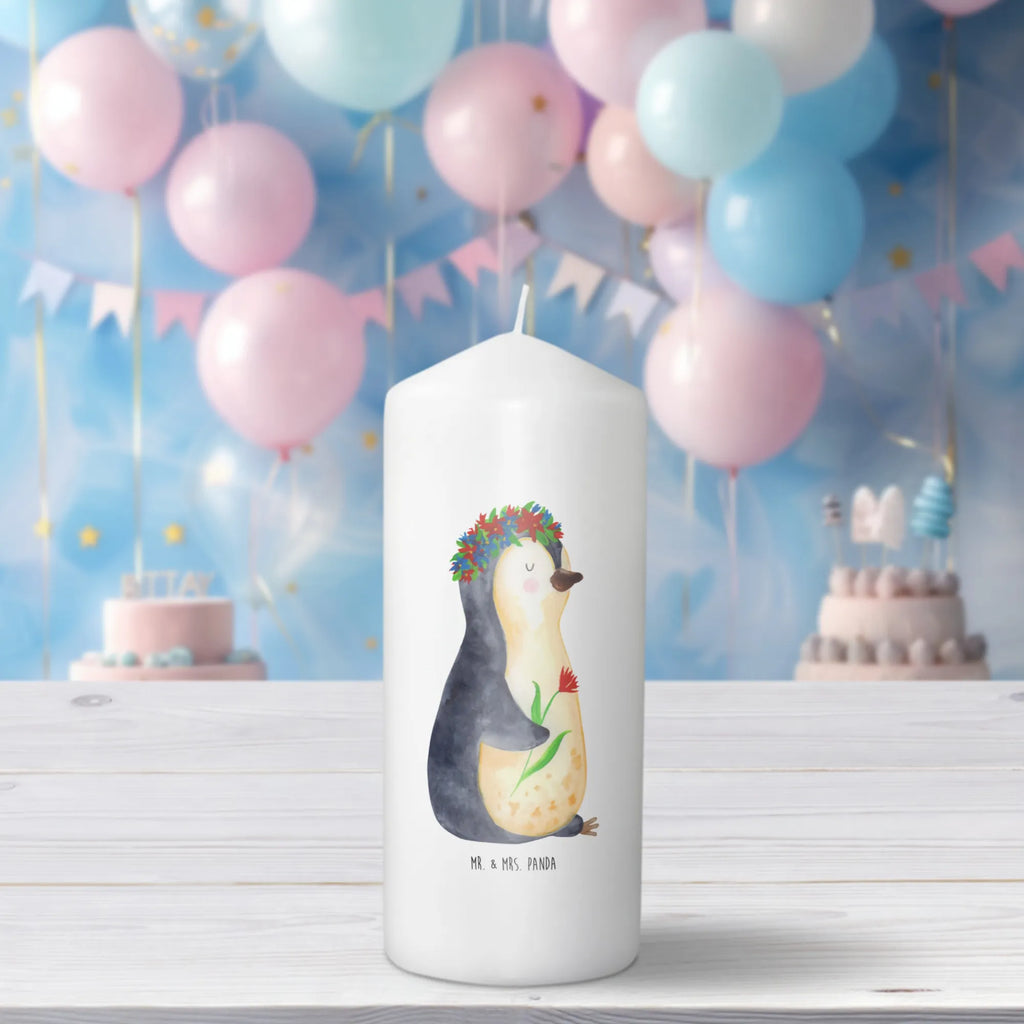 Candle Penguin Flower Handgemachte Kerze, Adventskerze, Wachskerze, Erinnerungslicht, Zylinderkerze, Schmuckkerze, Dekorative Kerze, Bedruckte Kerze, Osterkerze, Grosse Kerze, Laternenkerze, Wunschkerze, Hochzeitskerze, Blockkerze, Kerze Mit Motiv, Tischkerze, Erinnerungskerze, Stumpenkerze, Kerze Mit Spruch, Geburtskerze, Geburtstagskerze, Kommunionskerze, Dinnerkerze, Gartenkerze, Weihnachtskerze, Dekokerze, Tafelkerze, Pinguin, Universum, Leben, Liebeskummer, Motivation, Blumenkranz, Lebensziele, Wünsche, Lebenslust, Geschenkidee, Pinguine, Ziele