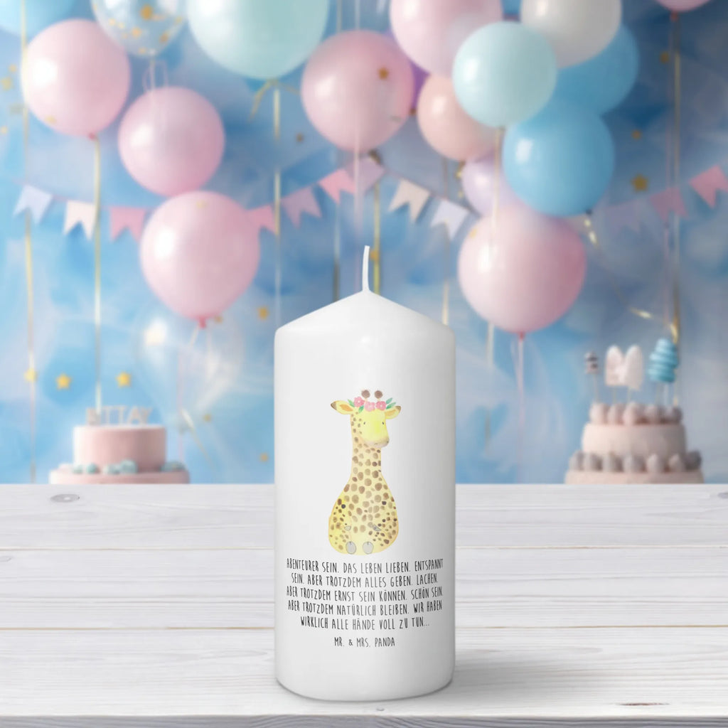 Candle giraffe flower wreath Adventskerze, Geburtstagskerze, Kommunionskerze, Blockkerze, Dinnerkerze, Wunschkerze, Weihnachtskerze, Bedruckte Kerze, Gartenkerze, Erinnerungslicht, Wachskerze, Stumpenkerze, Tischkerze, Handgemachte Kerze, Geburtskerze, Schmuckkerze, Dekokerze, Hochzeitskerze, Zylinderkerze, Dekorative Kerze, Tafelkerze, Erinnerungskerze, Grosse Kerze, Kerze Mit Motiv, Kerze Mit Spruch, Laternenkerze, Osterkerze, Afrika, Wildtiere, Freundin, Abenteurer, Blumenkranz, Selbstliebe, Giraffe