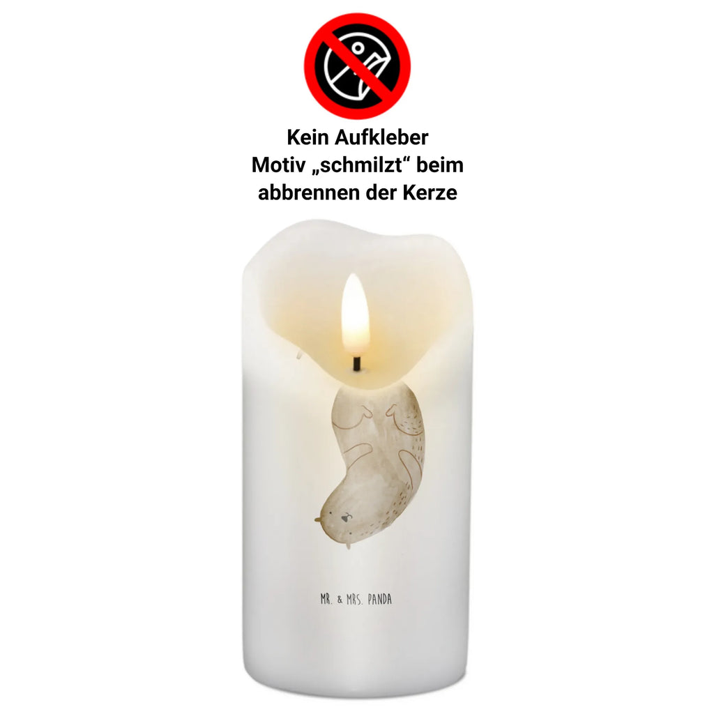 Candle otter upside down Kerze, Taufkerze, Kommunionskerze, Geburtstagskerze, Geschenk Kerze, Taufgeschenk Kerze, Kerze mit Druck, Besondere Kerze, Geschenkidee Kerze, Kerze für Kommunion, Geburtstag Kerze, Kommunion Kerze, Otter, Fischotter, Seeotter, Otter Seeotter See Otter