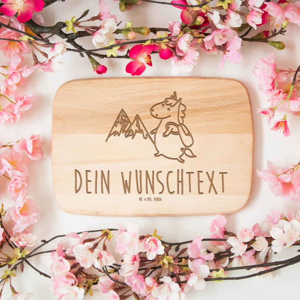 Personalised serving board unicorn climber unicorn, unicorns, adventure, world traveler, english, explorer, vacation, mountains, adventurer, Einhorn, travel, world trip, mountaineer
