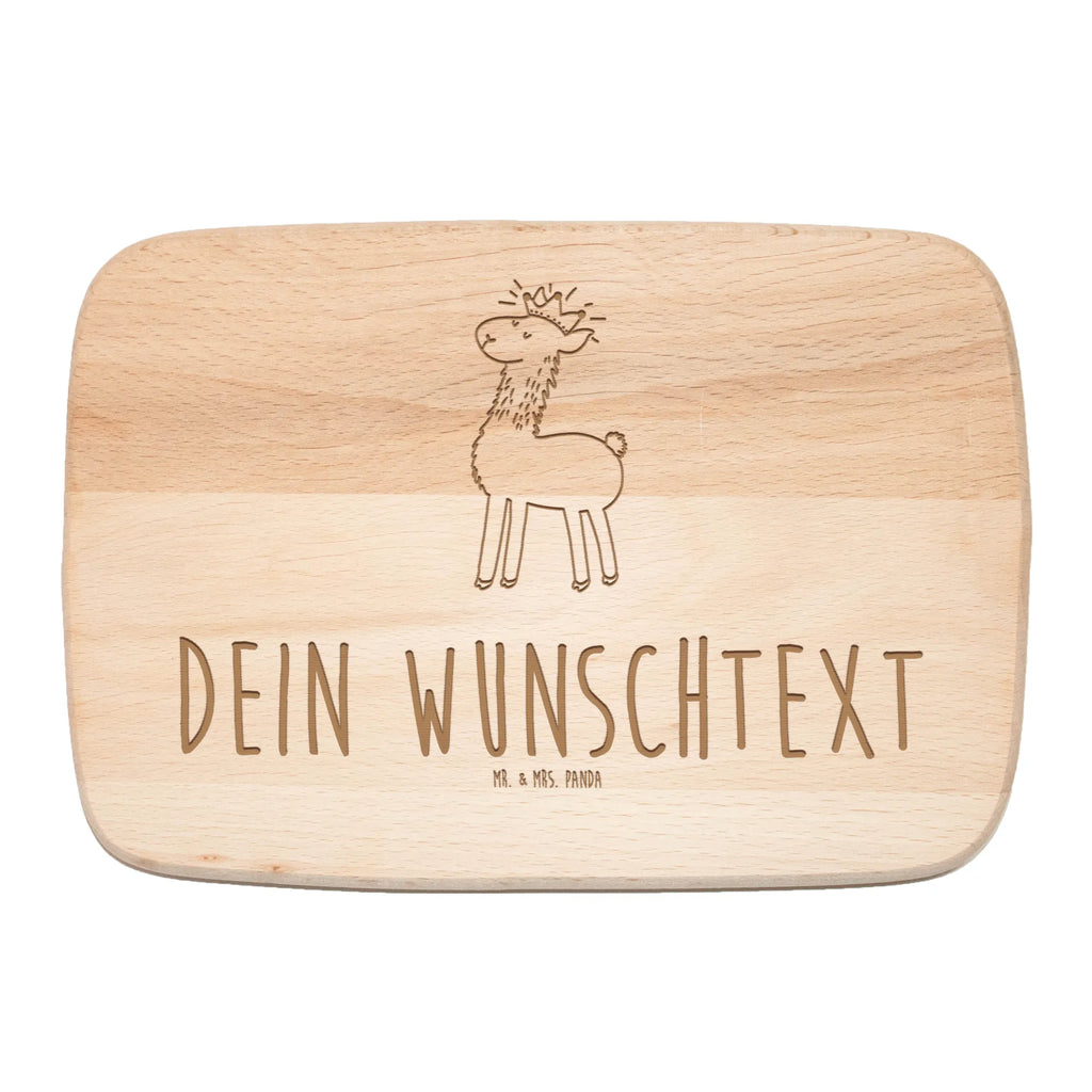 Spersonalizowana deska śniadaniowa lama Król Lama, Alpaka