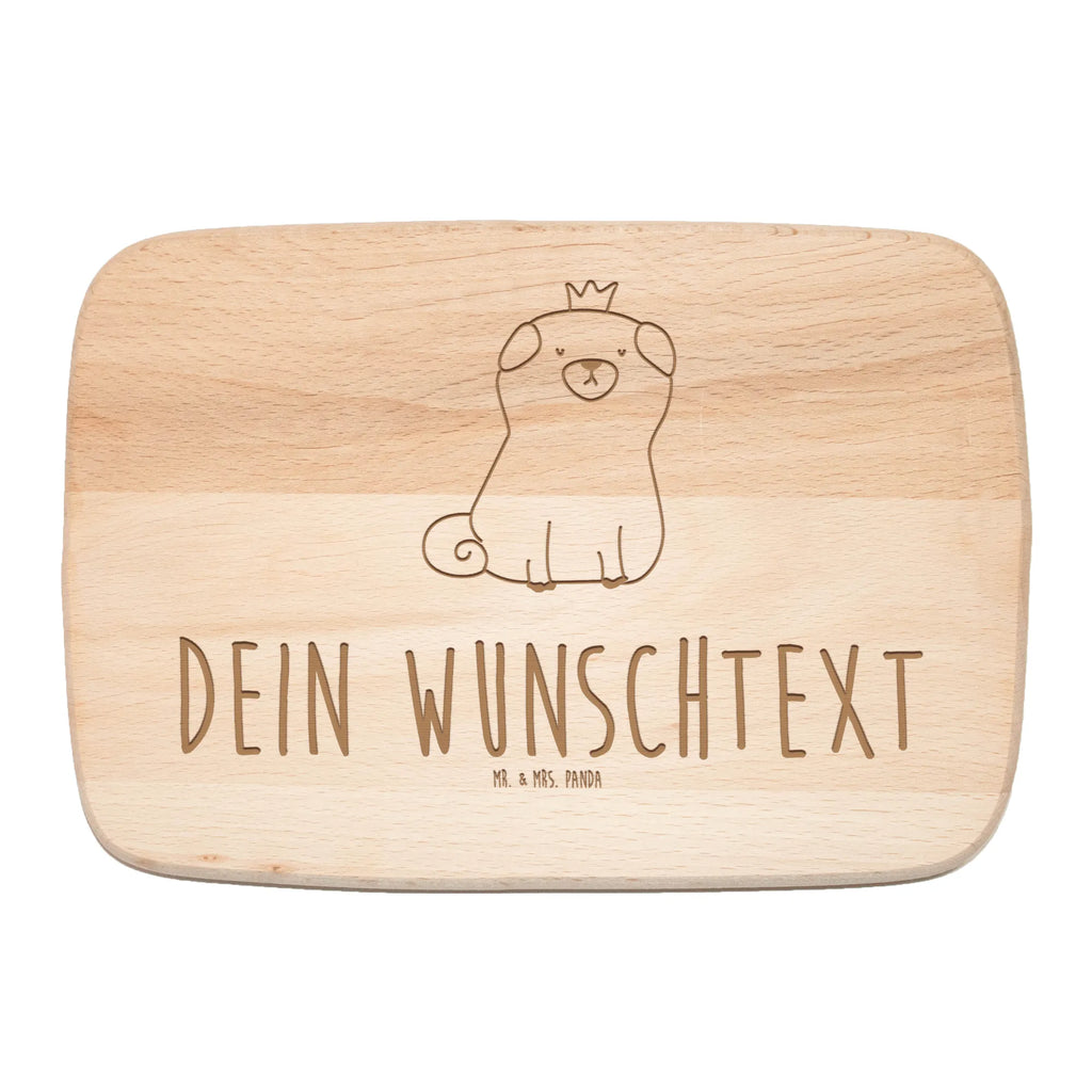 Personalised serving board pug Crown dog, mutt, hound, woof, dog mama, dog breed, love dogs, love for dogs, dog decorative items, bag with dog print, funny gifts for dog owners, what do you give a dog lover, Christmas gifts for dogs, gifts for dogs, dog sayings, allergic, house rules, Pug, dog owners. Saying, childless, funny