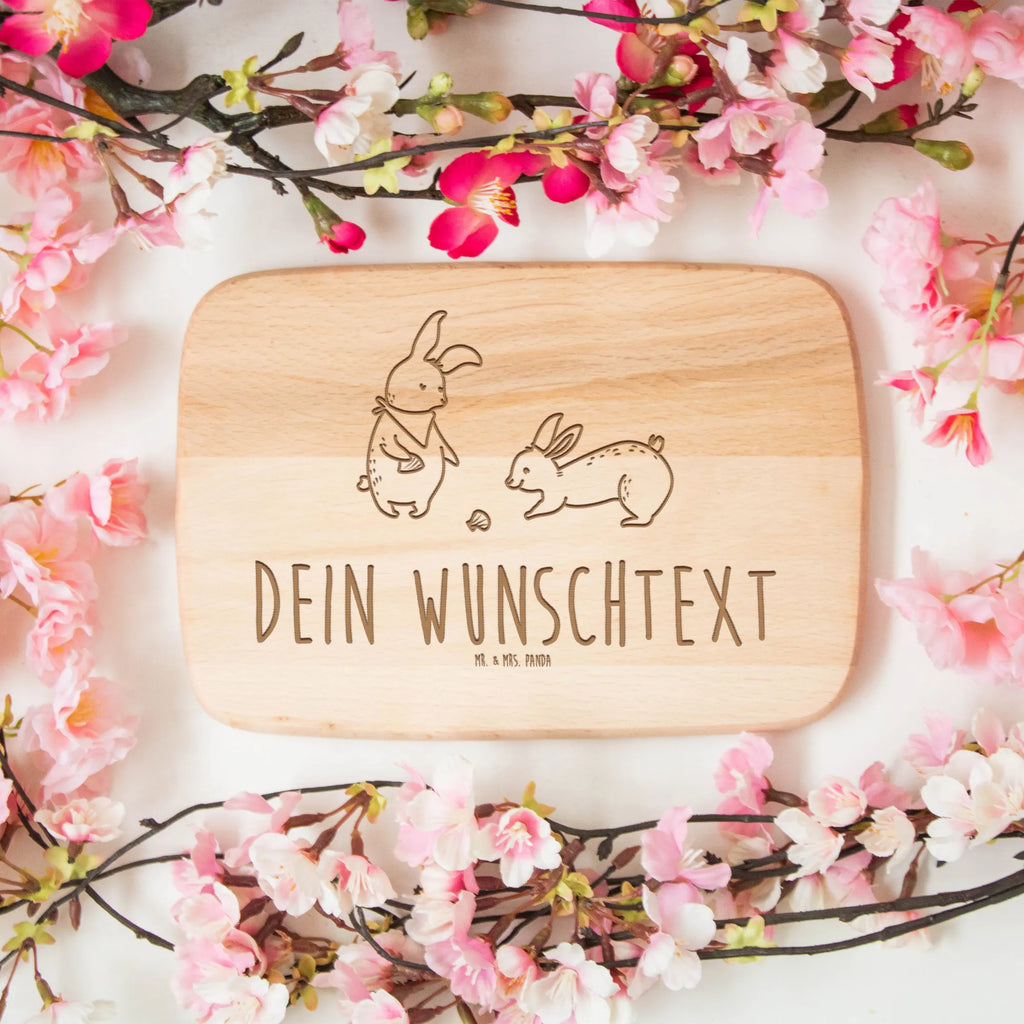 Personalised serving board Bunnies with seashell Family, Father's Day, Mother's Day, brother, sister, Mom, Dad, rabbits, shells, girlfriends, girlfriend, best friend, BFF, best friends, collecting shells, sea