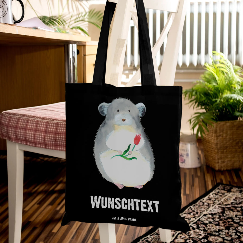 Personalised tote bag szynszyla kwiat Stoffbeutel mit Namen, Tragetasche mit Namen, Einkaufstasche mit Namen, Personalisierte Kindergartentasche, Personalisierte Beuteltasche, Personalisierter Jutebeutel, Personalisierter Beutel, Personalisierter Stoffbeutel, Personalisierte Jutetasche, Personalisierte Einkaufstasche, Personalisierte Tasche, Tiermotive, Gute Laune, lustige Sprüche, Tiere, Büro, Depressionen, traurig sein, Chinchilla, Chaos, Büroalltag, Kummer, Chinchillas, Liebeskummer, Glücklichsein