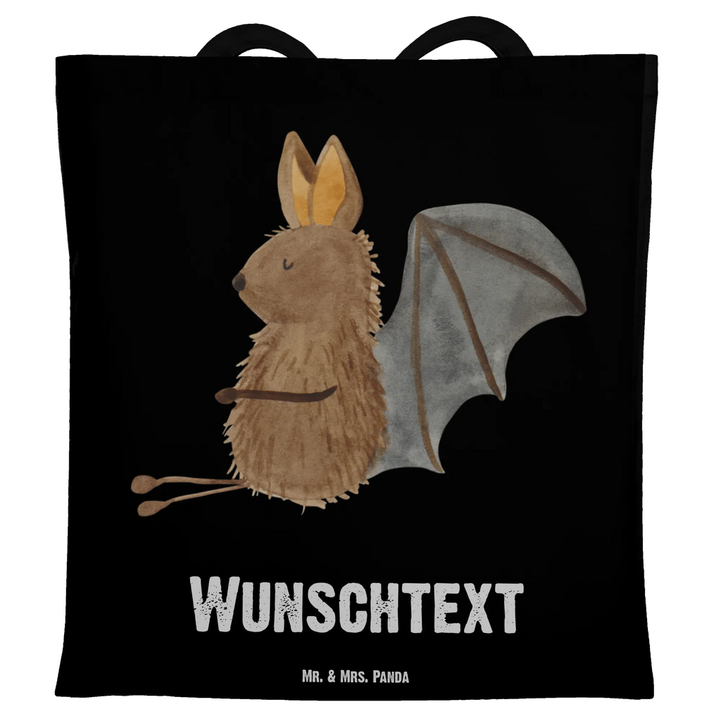 Personalisierte Tragetasche Fledermaus sitzend Shopper, Einkaufsbeutel, Tragetasche mit Namen, Umhängetasche, Personalisierte Einkaufstasche, Personalisierter Beutel, Personalisierte Jutetasche, Einkaufstasche mit Namen, Stoffbeutel mit Namen, Personalisierte Beuteltasche, Schultertasche, Personalisierte Kindergartentasche, Personalisierter Jutebeutel, Strandtasche, Personalisierter Stoffbeutel, Personalisierte Tasche, Tüte, Lustige Sprüche, Tiere, Tiermotive, Gute Laune, Fledermäuse, Entspannen, Fledermaus, Motivation