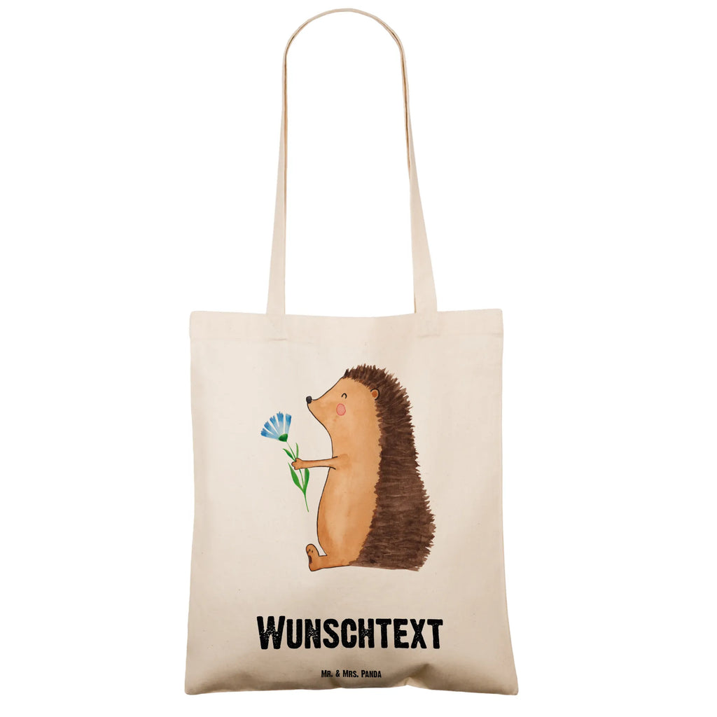 Personalisierte Tragetasche Igel mit Blume Personalisierter Jutebeutel, Tragetasche mit Namen, Einkaufstasche mit Namen, Personalisierter Stoffbeutel, Personalisierte Tasche, Personalisierter Beutel, Stoffbeutel mit Namen, Personalisierte Kindergartentasche, Personalisierte Beuteltasche, Personalisierte Einkaufstasche, Personalisierte Jutetasche, Tiermotive, Gute Laune, lustige Sprüche, Tiere, Genesungswünsche, Krankenhaus, Krankheit, krank, Igel, Gute Besserung, Besuch