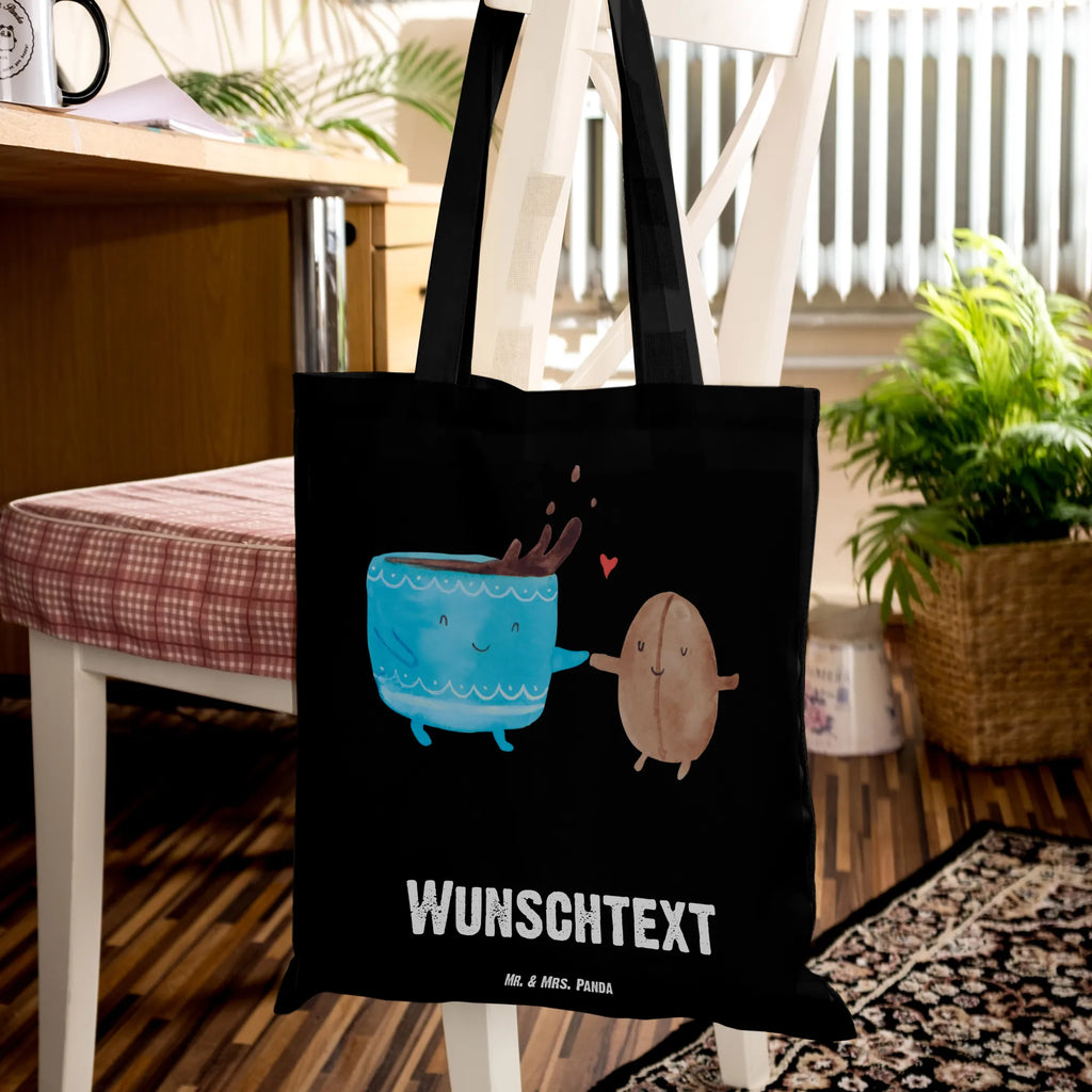 Personalised tote bag Coffee Bean Stoffbeutel mit Namen, Personalisierte Einkaufstasche, Personalisierte Tasche, Personalisierte Jutetasche, Personalisierte Beuteltasche, Tragetasche mit Namen, Personalisierte Kindergartentasche, Personalisierter Beutel, Einkaufstasche mit Namen, Personalisierter Stoffbeutel, Personalisierter Jutebeutel, Tiermotive, Gute Laune, lustige Sprüche, Tiere, Zufriedenheit, Kaffee, Genuss, Glück, Kaffeebohne