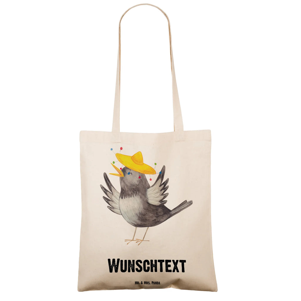 Personalised tote bag Crow sombrero Personalisierter Stoffbeutel, Personalisierter Beutel, Stoffbeutel mit Namen, Personalisierte Einkaufstasche, Personalisierte Jutetasche, Personalisierte Beuteltasche, Personalisierte Tasche, Einkaufstasche mit Namen, Personalisierter Jutebeutel, Personalisierte Kindergartentasche, Tragetasche mit Namen, Tiermotive, Gute Laune, lustige Sprüche, Tiere, Glück Spruch, froh, Vogel, Motivation, Rabe, Spruch positiv, Elster, Vögel, glücklich sein, fröhlich sein
