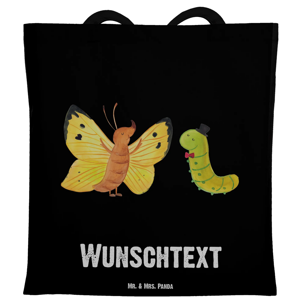 Personalised tote bag Caterpillar butterfly Tragetasche mit Namen, Personalisierter Beutel, Stoffbeutel mit Namen, Personalisierte Kindergartentasche, Personalisierte Einkaufstasche, Personalisierte Tasche, Einkaufstasche mit Namen, Personalisierter Jutebeutel, Personalisierte Jutetasche, Personalisierter Stoffbeutel, Personalisierte Beuteltasche, Tiermotive, Gute Laune, lustige Sprüche, Tiere, Kokon, Schmetterling, Hütchen, Zitronenfalter, Schönheit, Hut, Entwicklung, Aufwachsen, Erwachsen werden, Raupe