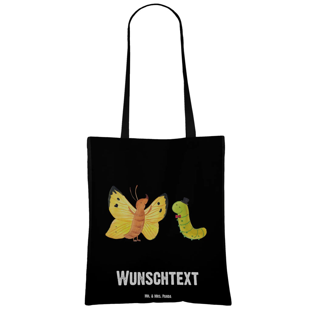 Personalised tote bag Caterpillar butterfly Tragetasche mit Namen, Personalisierter Beutel, Stoffbeutel mit Namen, Personalisierte Kindergartentasche, Personalisierte Einkaufstasche, Personalisierte Tasche, Einkaufstasche mit Namen, Personalisierter Jutebeutel, Personalisierte Jutetasche, Personalisierter Stoffbeutel, Personalisierte Beuteltasche, Tiermotive, Gute Laune, lustige Sprüche, Tiere, Kokon, Schmetterling, Hütchen, Zitronenfalter, Schönheit, Hut, Entwicklung, Aufwachsen, Erwachsen werden, Raupe