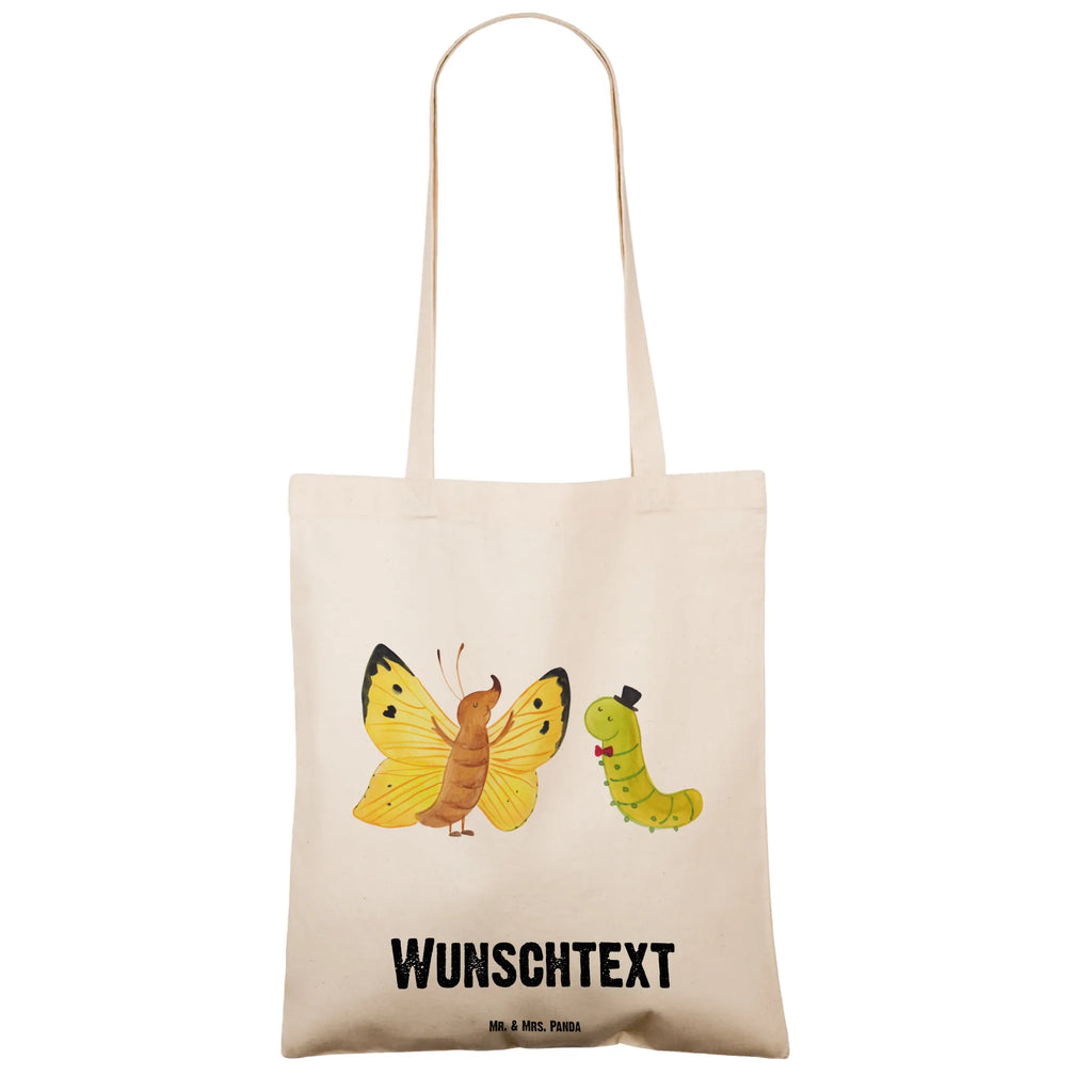 Personalised tote bag Caterpillar butterfly Tragetasche mit Namen, Personalisierter Beutel, Stoffbeutel mit Namen, Personalisierte Kindergartentasche, Personalisierte Einkaufstasche, Personalisierte Tasche, Einkaufstasche mit Namen, Personalisierter Jutebeutel, Personalisierte Jutetasche, Personalisierter Stoffbeutel, Personalisierte Beuteltasche, Tiermotive, Gute Laune, lustige Sprüche, Tiere, Kokon, Schmetterling, Hütchen, Zitronenfalter, Schönheit, Hut, Entwicklung, Aufwachsen, Erwachsen werden, Raupe