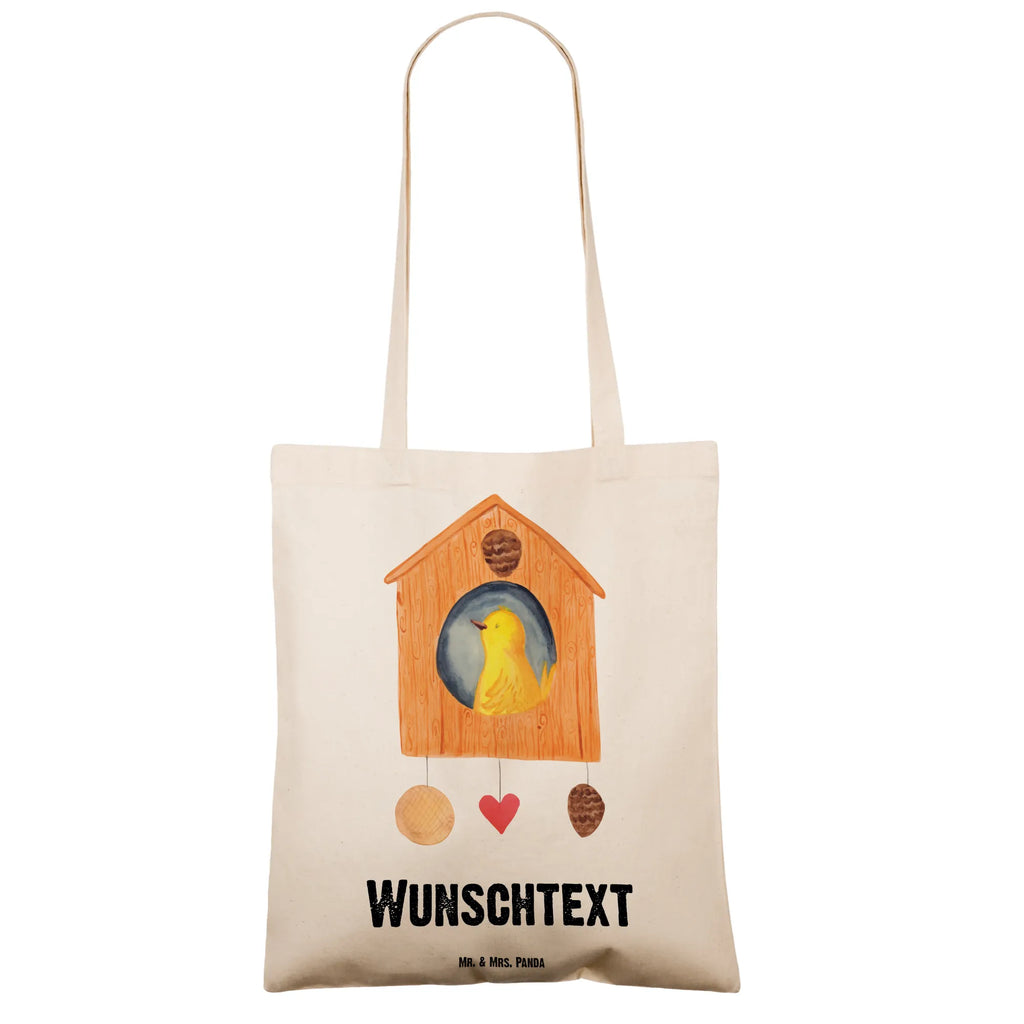Personalisierte Tragetasche Vogelhaus sweet Home Tragetasche mit Namen, Personalisierter Beutel, Personalisierter Stoffbeutel, Personalisierte Einkaufstasche, Personalisierte Kindergartentasche, Einkaufstasche mit Namen, Personalisierte Beuteltasche, Personalisierter Jutebeutel, Personalisierte Tasche, Personalisierte Jutetasche, Stoffbeutel mit Namen, Tiermotive, Gute Laune, lustige Sprüche, Tiere, Einzug, Vogel, Geschenk, Umzug, Vogelhaus, Home sweet Home, Haus, Hausbau, Einzugsgeschenk