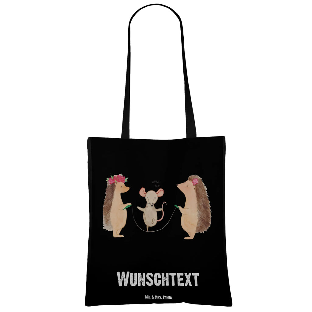 Personalisierte Tragetasche Igel Seilhüpfen Personalisierter Jutebeutel, Personalisierter Stoffbeutel, Personalisierte Einkaufstasche, Personalisierte Beuteltasche, Personalisierte Tasche, Personalisierte Kindergartentasche, Tragetasche mit Namen, Personalisierter Beutel, Stoffbeutel mit Namen, Personalisierte Jutetasche, Einkaufstasche mit Namen, Tiermotive, Gute Laune, lustige Sprüche, Tiere, Seilspringen, Maus, Igel, Kindergarten, Kinder, Seilhüpfen
