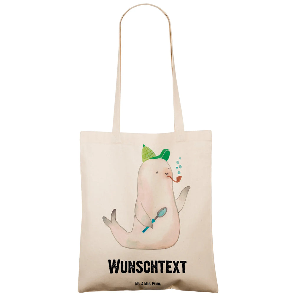 Personalisierte Tragetasche Robbe Sherlock Personalisierte Jutetasche, Tragetasche mit Namen, Umhängetasche, Personalisierter Beutel, Personalisierte Beuteltasche, Stoffbeutel mit Namen, Personalisierter Jutebeutel, Einkaufsbeutel, Personalisierte Tasche, Personalisierte Einkaufstasche, Shopper, Personalisierte Kindergartentasche, Einkaufstasche mit Namen, Tüte, Strandtasche, Personalisierter Stoffbeutel, Schultertasche, Lustige Sprüche, Tiere, Tiermotive, Gute Laune