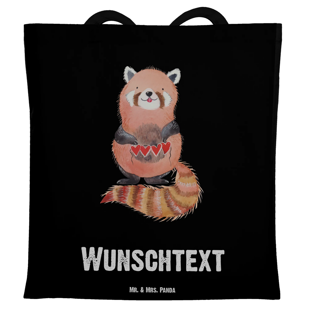 Personalisierte Tragetasche Roter Panda Personalisierte Beuteltasche, Personalisierter Beutel, Tüte, Umhängetasche, Tragetasche mit Namen, Einkaufstasche mit Namen, Strandtasche, Personalisierter Jutebeutel, Personalisierte Jutetasche, Stoffbeutel mit Namen, Personalisierte Kindergartentasche, Schultertasche, Einkaufsbeutel, Personalisierter Stoffbeutel, Shopper, Personalisierte Einkaufstasche, Personalisierte Tasche, Lustige Sprüche, Tiere, Tiermotive, Gute Laune, Liebe, Herz, Panda, Liebling, Lieblingsmensch, Rot