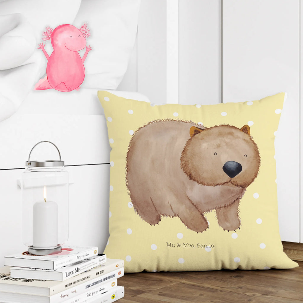 Cushion Wombat Sofakissen, Kissen 40x40, sofakissen, Kissenhülle, Dekokissen, Kopfkissen, Sofakissen 40x40, Dekokissen 40x40, Kopfkissen 40x40, Kissenhülle 40x40, Couchkissen, Motivkissen, Kissen, sitzkissen, Zierkissen, Kissen 40x40 Waschbar, Kissenbezug 40x40, Kissenbezüge, Dekokissen Sofa, Tiermotive, Gute Laune, lustige Sprüche, Tiere, Wombat, Motivation, Das Leben ist schön, Spruch, Australien