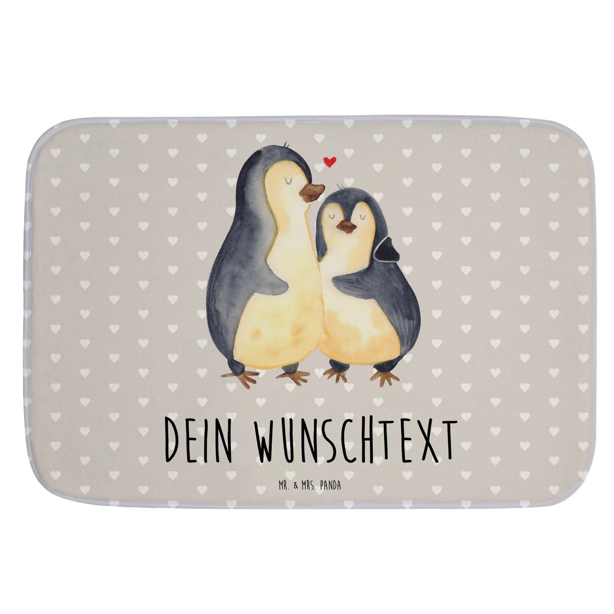 Personalizowana mata łazienkowa pingwiny zasypianie Miłość, przyjaciel, przyjaciółka, mąż, żona, wesele, zaręczyny, prośba o rękę, prezent miłosny, rocznica, dzień ślubu