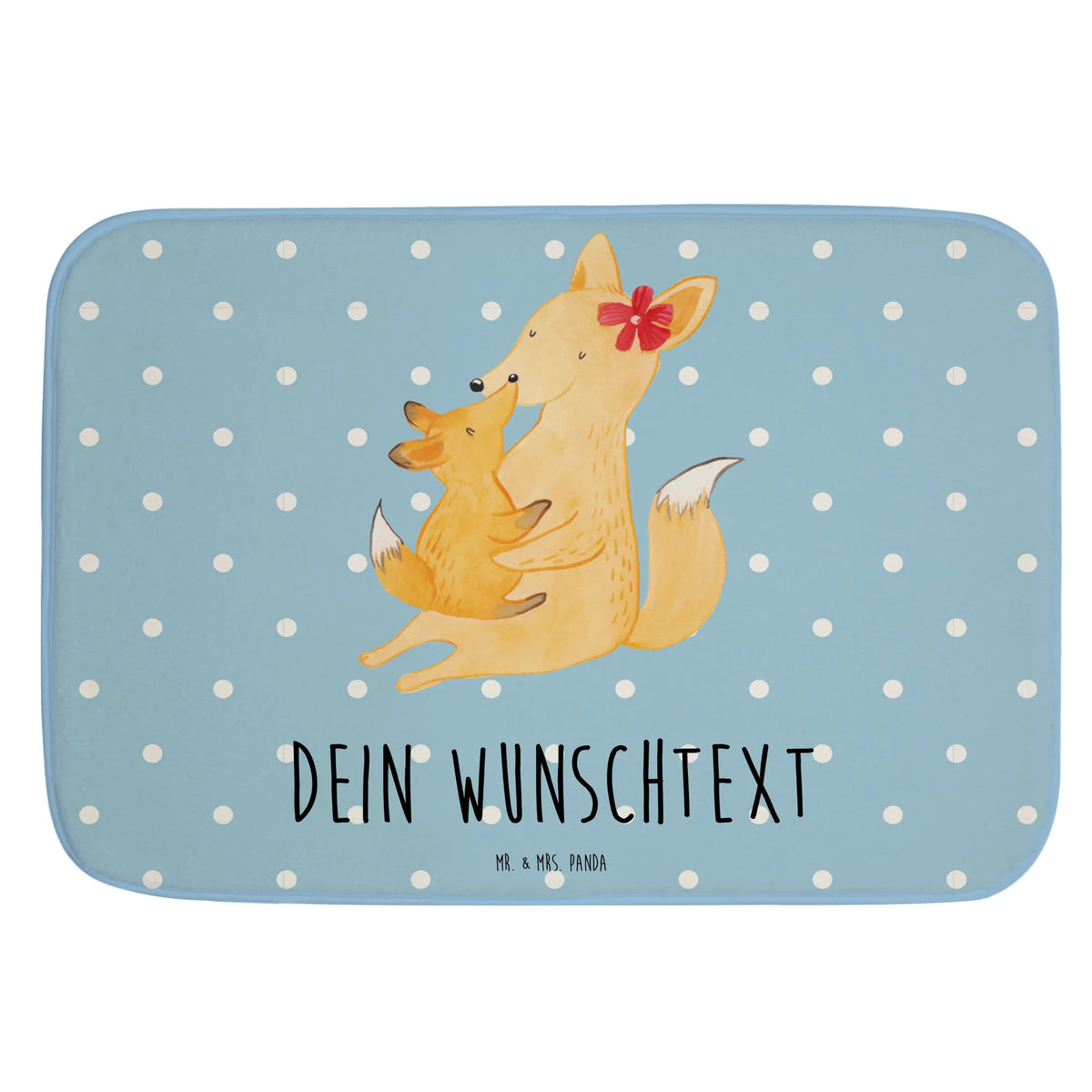 Personalised bath mat Fox mummy Father's Day, Mother's Day, mother, favourite daughter, best daughter, daughter, present