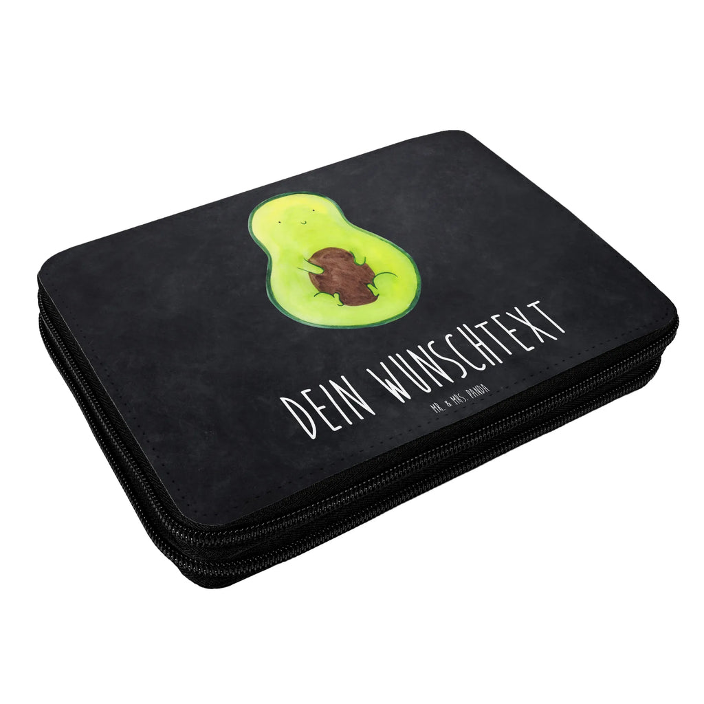 Personalised leather folder avocado core Stifterolle mit Namen, Federmappe mit Namen, Personalisierte Stiftetasche, PersonalisierteS Stifte Etui, PersonalisierteS Federmäppchen, Personalisierte Stifterolle, Personalisierte Federmappe, Stiftemappe mit Namen, Federmäppchen mit Namen, Avocado, Veggie, Vegan, Gesund, Pflanze, Avokado, Avocadokern, Kern, Spruch Leben