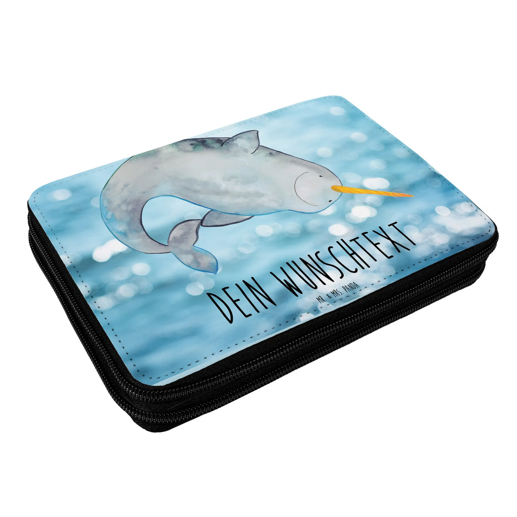 Personalised leather folder Narwhal Einschulung, Kind, Schule, Grundschule, Personalisierte Federmappe, Motiv, Personalisierte Stiftetasche, Büro Stifte Etui, PersonalisierteS Stifte Etui, Schüler, PersonalisierteS Federmäppchen, Federmappe Einschulung, Geschenk, Personalisierte Stifterolle, Federmäppchen bedruckt, Bestückte Federmappe, Federmappe mit Namen, Kinder Federmappe, Stiftemappe mit Namen, Schülerin, Federmäppchen mit Namen, Stifterolle mit Namen, Meerestiere, Meer, Urlaub, Narwal, Junggesellin, Wal, Hausfrau, aufräumen, Putzen, Kinderzimmer