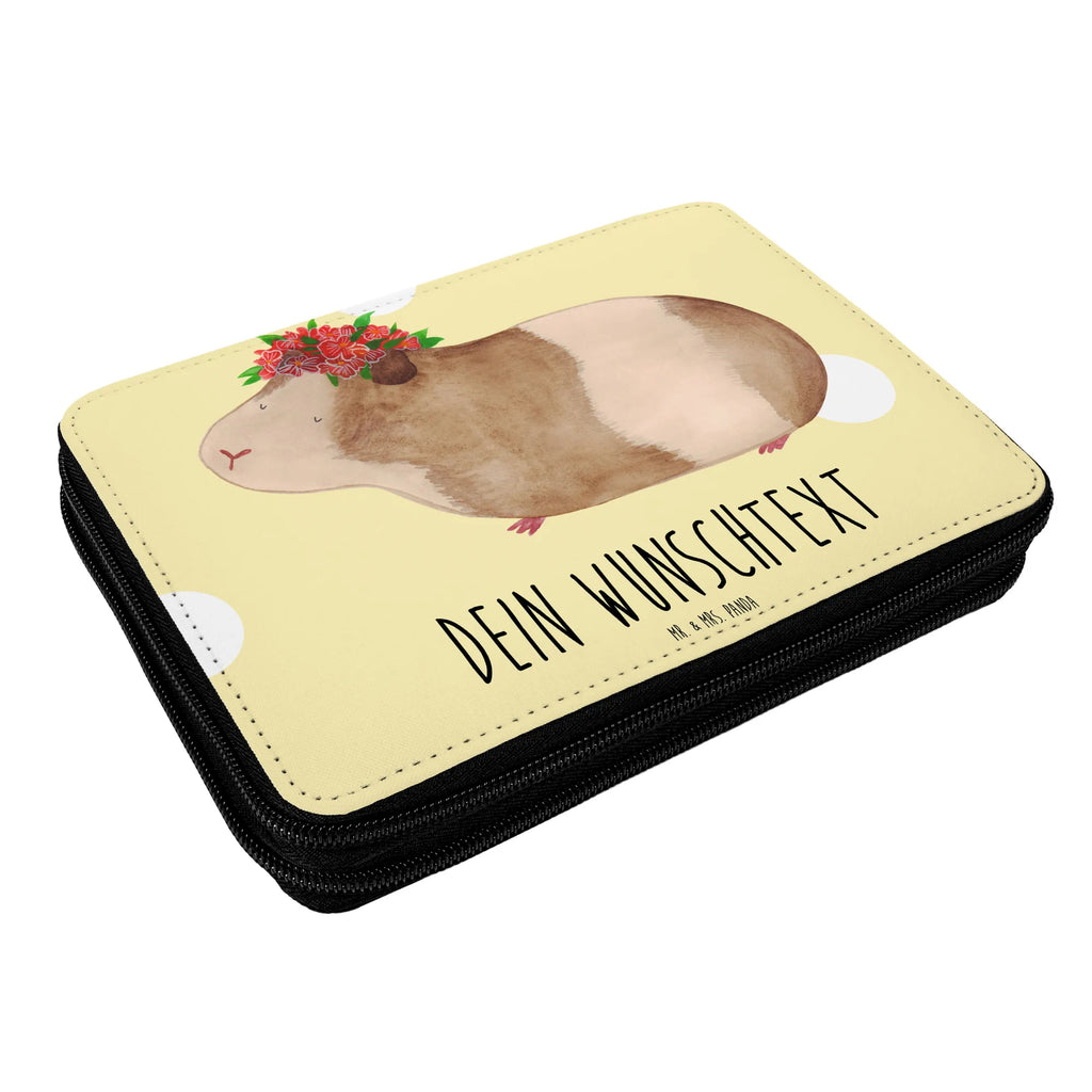 Personalised leather folder Guinea pig wisdom Stifterolle mit Namen, Personalisierte Federmappe, Federmappe mit Namen, PersonalisierteS Stifte Etui, Stiftemappe mit Namen, PersonalisierteS Federmäppchen, Personalisierte Stiftetasche, Personalisierte Stifterolle, Federmäppchen mit Namen, Lustige Sprüche, Tiere, Tiermotive, Gute Laune, Wunderland, Realität, Meerschweinchen, Blumenkind, Spruch, Motivation, Wunder, Weisheit, Meerie, Meeries