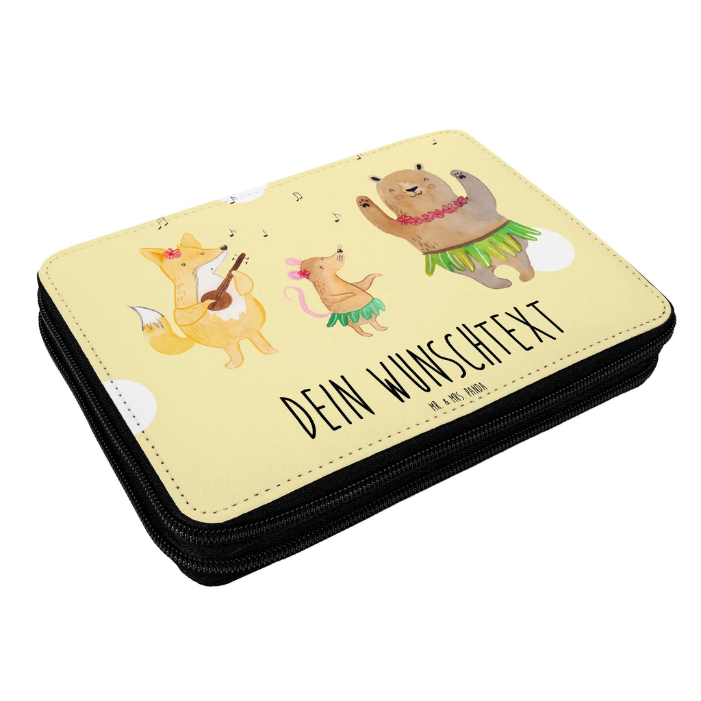 Personalised leather folder forest animals Aloha Stiftemappe mit Namen, PersonalisierteS Stifte Etui, PersonalisierteS Federmäppchen, Personalisierte Stiftetasche, Personalisierte Stifterolle, Federmäppchen mit Namen, Federmappe mit Namen, Stifterolle mit Namen, Personalisierte Federmappe, Lustige Sprüche, Tiere, Tiermotive, Gute Laune, Musik, Waldtiere, Hase, Leben, Igel, Wald, Lachen, Aloha, Tanzen, Bär