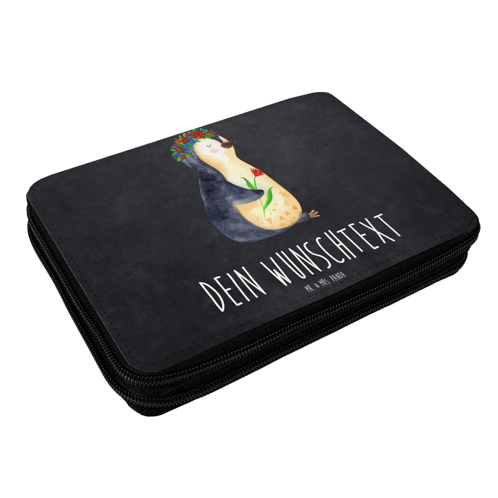 Personalised leather folder Penguin Flower Motiv, Kind, Bestückte Federmappe, Kinder Federmappe, Grundschule, Federmäppchen bedruckt, Schüler, Federmappe mit Namen, Personalisierte Stiftetasche, Büro Stifte Etui, Einschulung, PersonalisierteS Federmäppchen, Personalisierte Federmappe, Schülerin, Federmappe Einschulung, PersonalisierteS Stifte Etui, Federmäppchen mit Namen, Stifterolle mit Namen, Geschenk, Stiftemappe mit Namen, Personalisierte Stifterolle, Schule, Pinguin, Lebensziele, Liebeskummer, Motivation, Universum, Ziele, Pinguine, Leben, Geschenkidee, Lebenslust, Wünsche, Blumenkranz