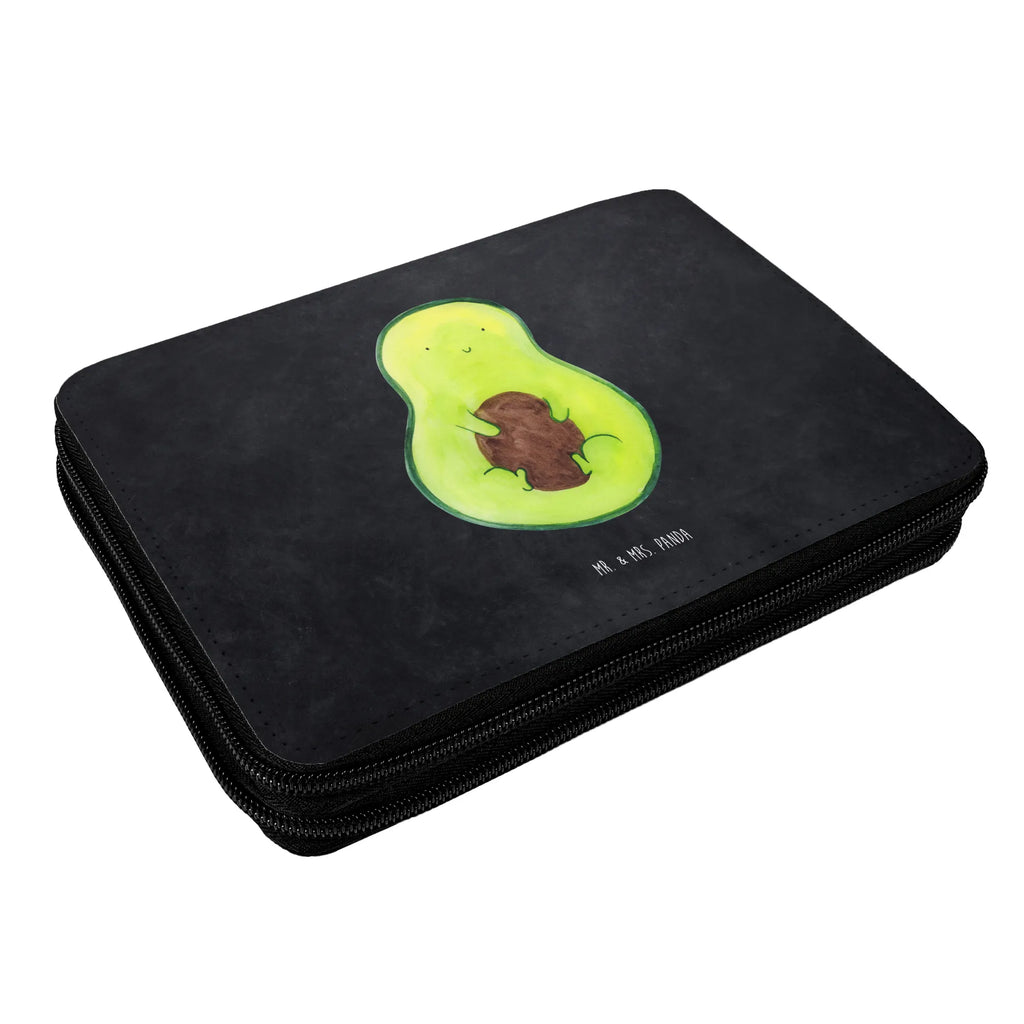 Leather folder avocado core Einschulung, Schüler, Schülerin, Motiv, Bestückte Federmappe, Stifterolle, Kinder Federmappe, Federmappe, Stiftetasche, Schule, Stifte Etui, Büro Stifte Etui, Geschenk, Federmäppchen, Grundschule, Kind, Federmappe Einschulung, Federmäppchen bedruckt, Avocado, Veggie, Vegan, Gesund, Spruch Leben, Avocadokern, Avokado, Kern, Pflanze