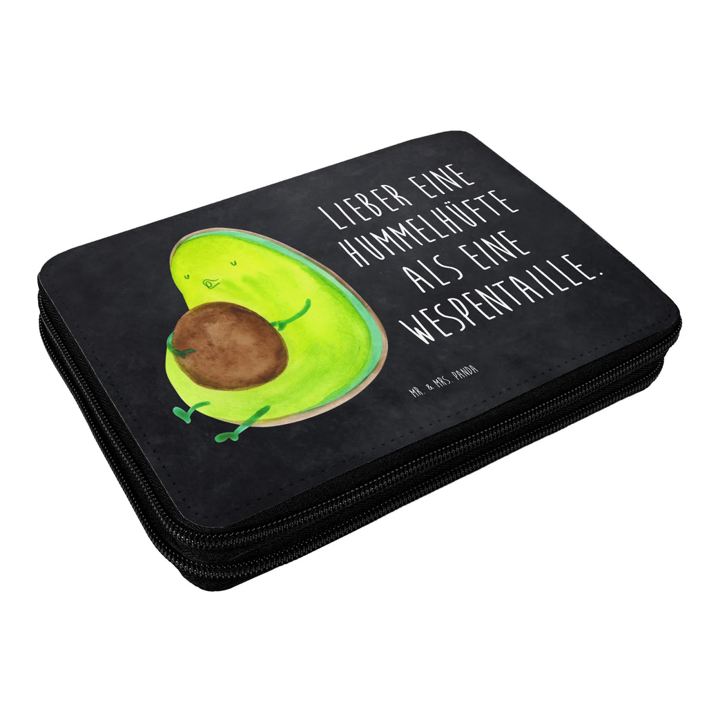 Leather folder avocado Pipes pencil case, school, gift, primary school, pupil, pencil bag, child, motif, pen roll, enrolment, avocado, vegetables, diet, Avocado, being fat, nutrition, chubby, losing weight