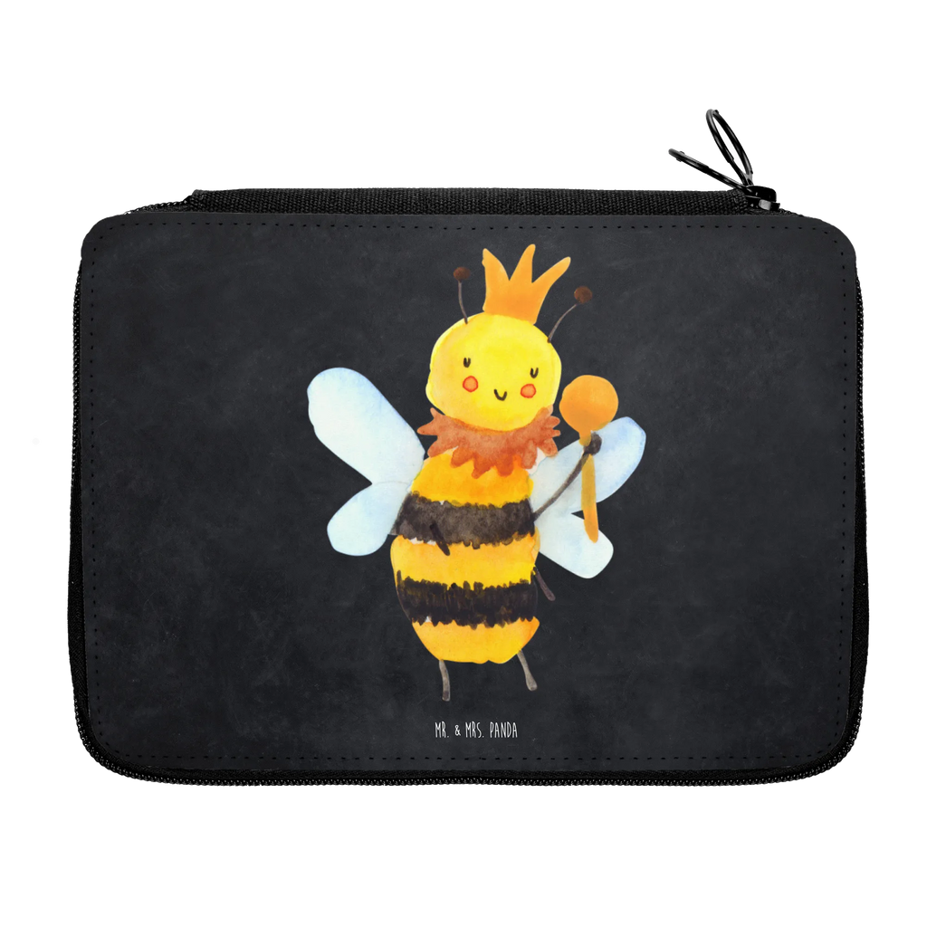 Leather folder bee king Einschulung, Bestückte Federmappe, Stifterolle, Federmappe, Kind, Motiv, Geschenk, Grundschule, Schülerin, Stiftetasche, Federmäppchen bedruckt, Schüler, Schule, Büro Stifte Etui, Kinder Federmappe, Federmappe Einschulung, Federmäppchen, Stifte Etui, Biene, Wespe, Hummel