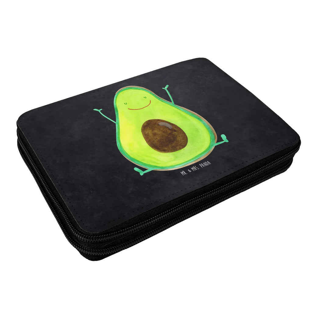 Leather folder avocado Happy enrolment, motif, pencil bag, pen roll, pupil, pencil case, primary school, child, school, gift, avocado, vegetables, chaos, Avocado