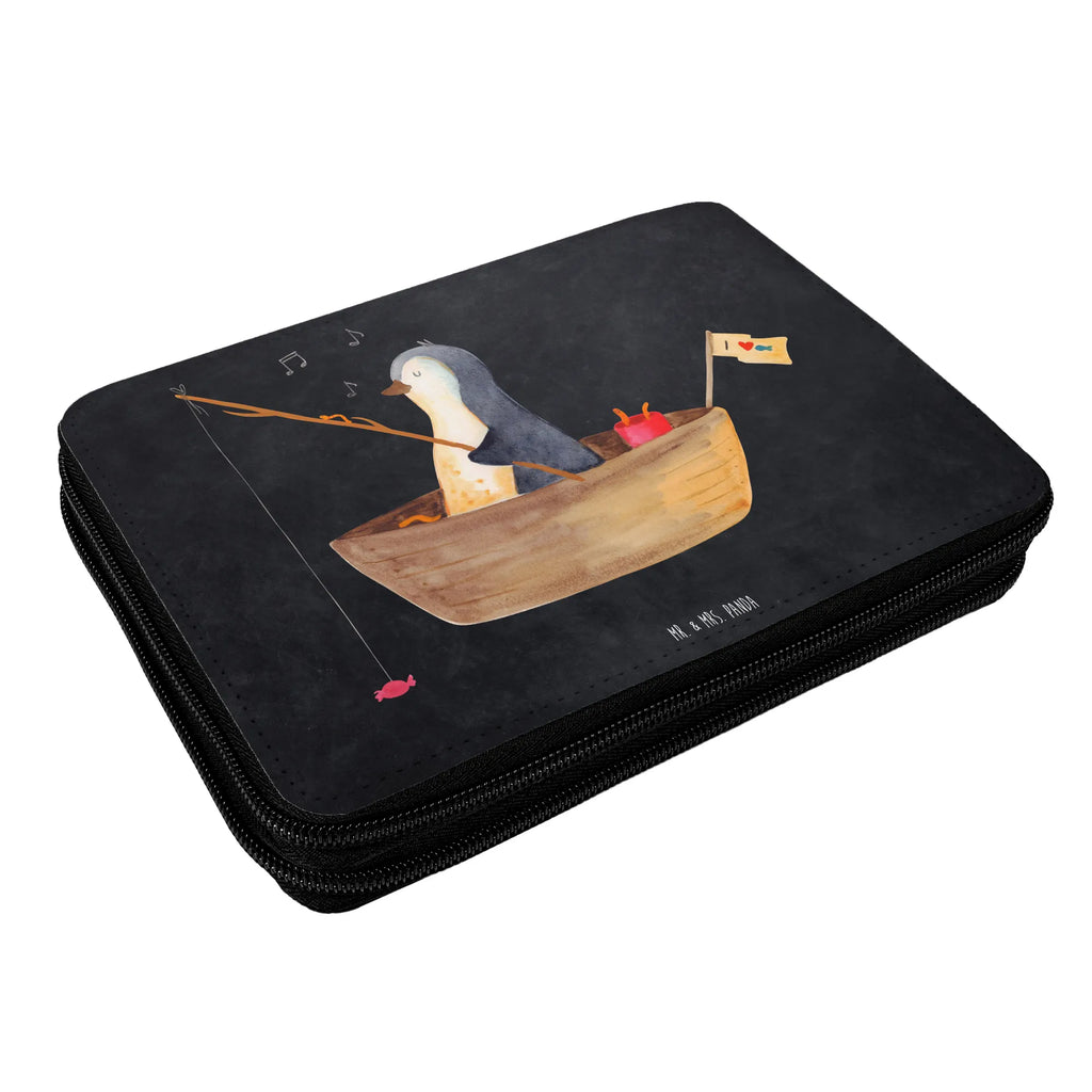 Leather folder Penguin fishing boat Federmäppchen, Büro Stifte Etui, Schule, Kind, Geschenk, Schüler, Motiv, Federmäppchen bedruckt, Grundschule, Stiftetasche, Einschulung, Federmappe Einschulung, Federmappe, Stifterolle, Kinder Federmappe, Schülerin, Bestückte Federmappe, Stifte Etui, Pinguin, Boot, Neuanfang, Angelboot, Motivation, Lebenslust, Trennung, Neustart, Pinguine, Geschenkidee Liebeskummer, Leben, genießen, Scheidung, Angeln