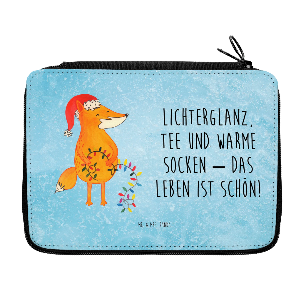 Piórnik lis Boże Narodzenie Stifterolle, Stifte Etui, Federmappe, Büro Stifte Etui, Stiftetasche, Federmappe Einschulung, Motiv, Grundschule, Kind, Schülerin, Schüler, Schule, Federmäppchen, Bestückte Federmappe, Geschenk, Kinder Federmappe, Federmäppchen bedruckt, Einschulung, Winter, Weihnachten, Weihnachtsdeko, Nikolaus, Advent, Heiligabend, Wintermotiv, Weihnachtszeit, Füchse, Fuchs, Geschenk Weihnachten, Weihnachtsmann, Spruch schön