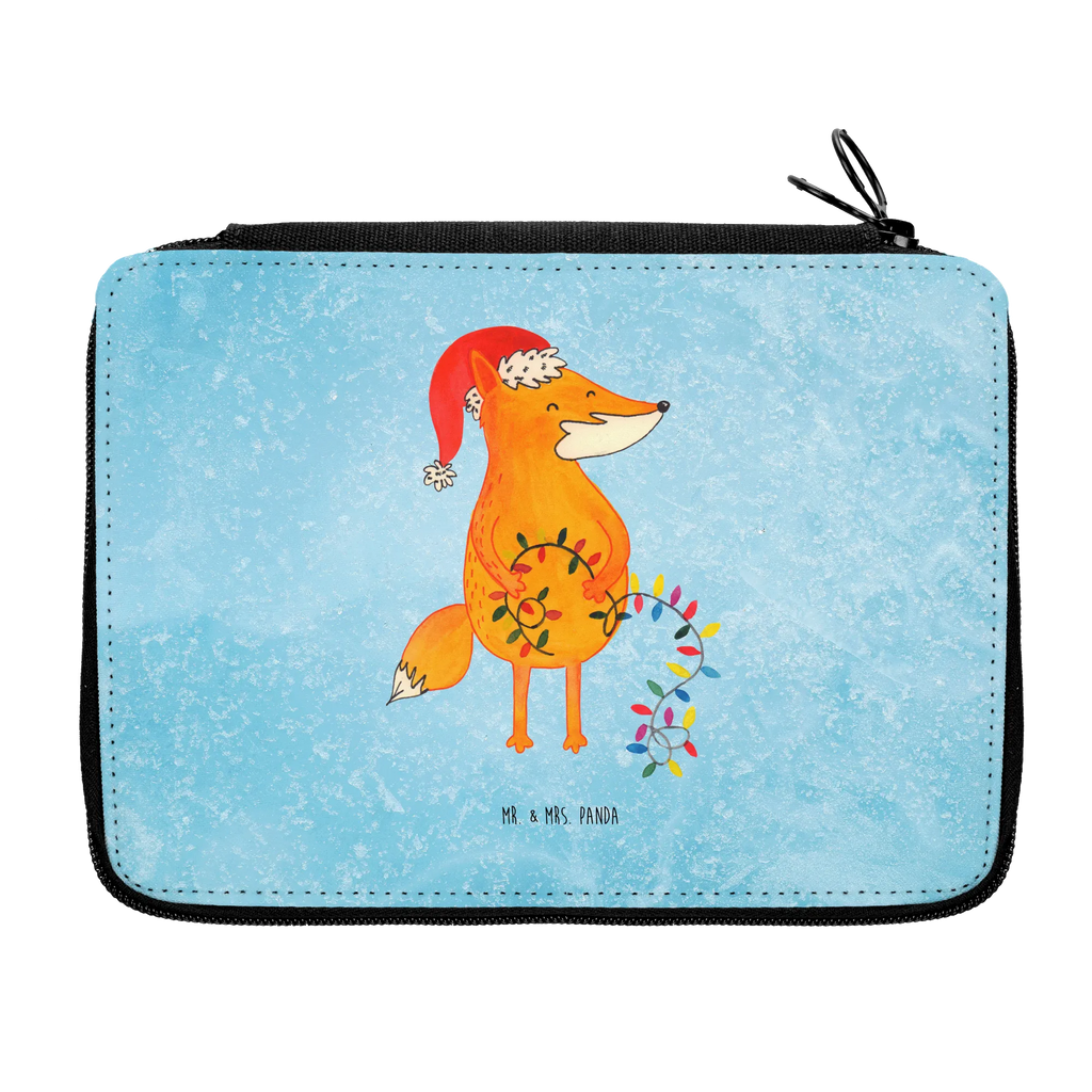 Piórnik lis Boże Narodzenie Stifterolle, Stifte Etui, Federmappe, Büro Stifte Etui, Stiftetasche, Federmappe Einschulung, Motiv, Grundschule, Kind, Schülerin, Schüler, Schule, Federmäppchen, Bestückte Federmappe, Geschenk, Kinder Federmappe, Federmäppchen bedruckt, Einschulung, Winter, Weihnachten, Weihnachtsdeko, Nikolaus, Advent, Heiligabend, Wintermotiv, Weihnachtszeit, Füchse, Fuchs, Geschenk Weihnachten, Weihnachtsmann, Spruch schön