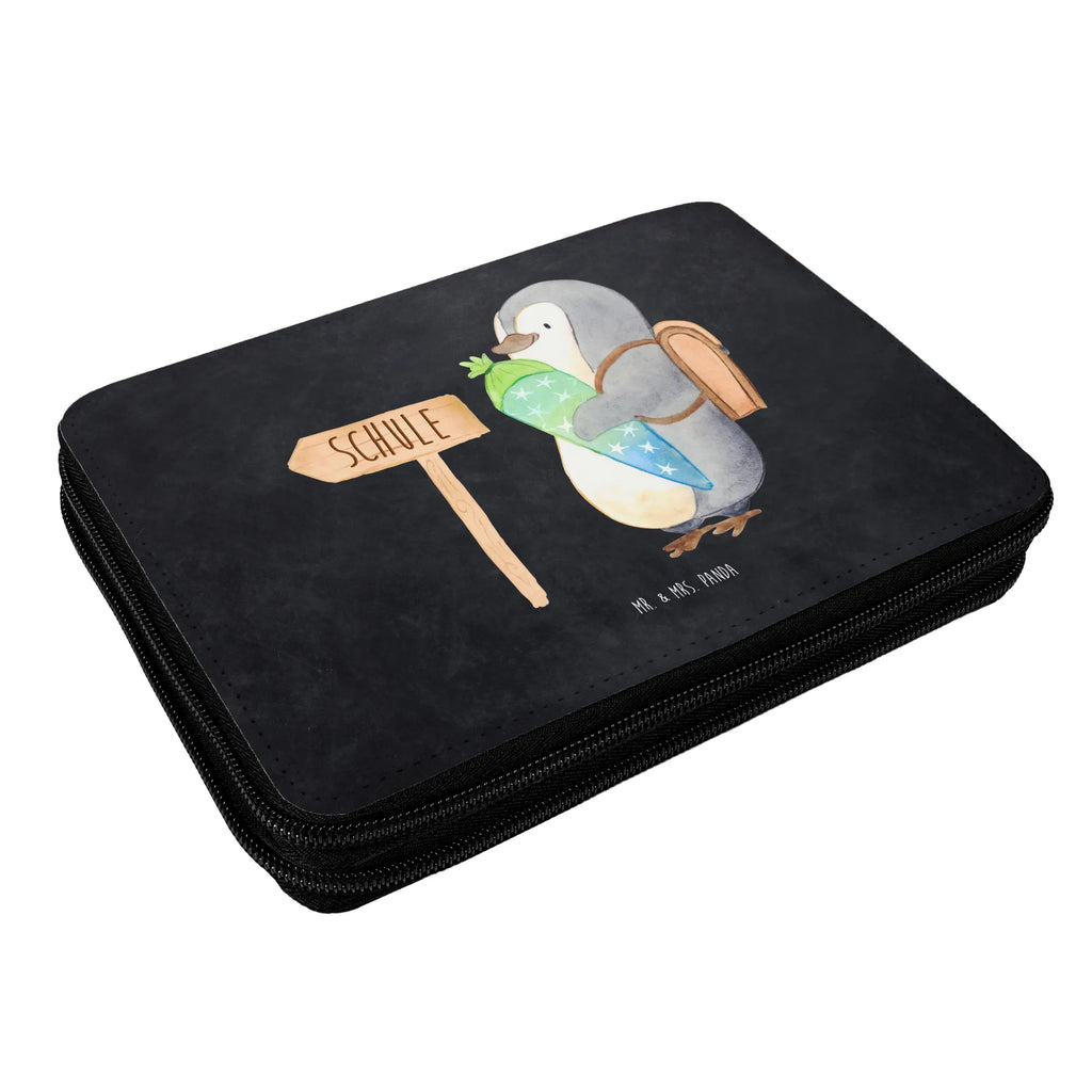Leather folder Penguin School cone Stifterolle, Grundschule, Einschulung, Federmappe, Federmäppchen bedruckt, Geschenk, Schüler, Motiv, Büro Stifte Etui, Schülerin, Kind, Federmäppchen, Bestückte Federmappe, Stifte Etui, Kinder Federmappe, Schule, Federmappe Einschulung, Stiftetasche, Pinguin, erster Schultag, 1. Klasse, Geschenk zur Einschulung, Schulranzen, Schulanfänger