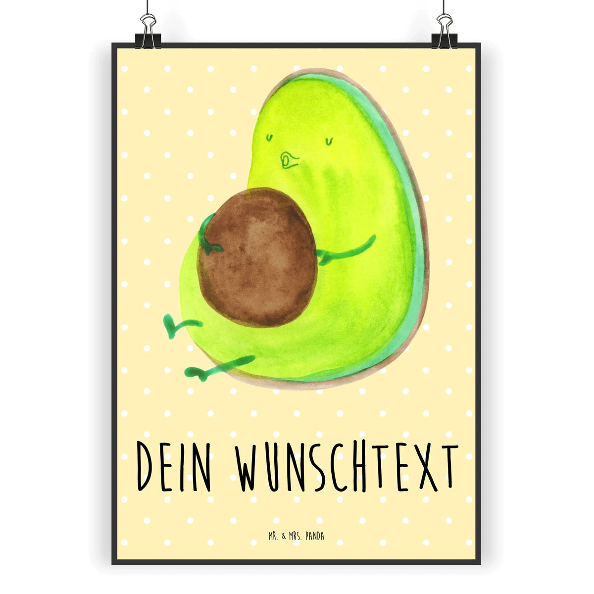 Personalised poster avocado Pipes vegetables, losing weight, nutrition, being fat, chubby, diet